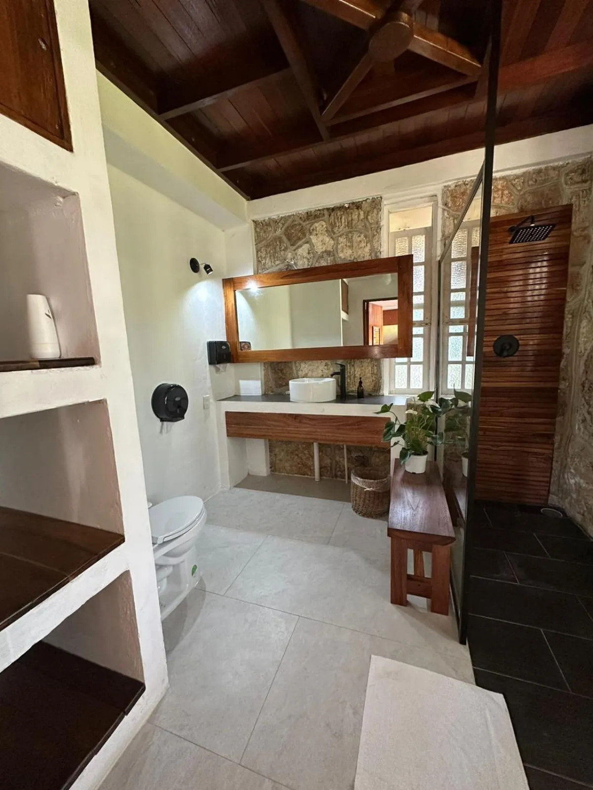 Bathroom in Hotel CasaBakal - A pie de Laguna - Bacalar