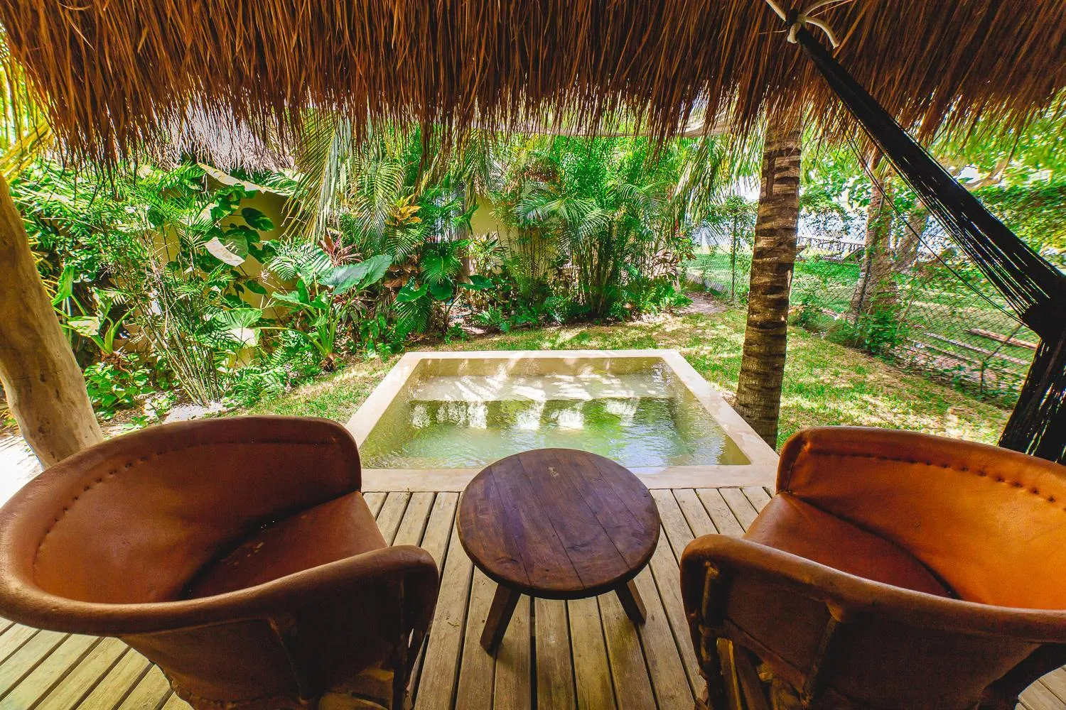 Seating area in Hotel CasaBakal - A pie de Laguna - Bacalar