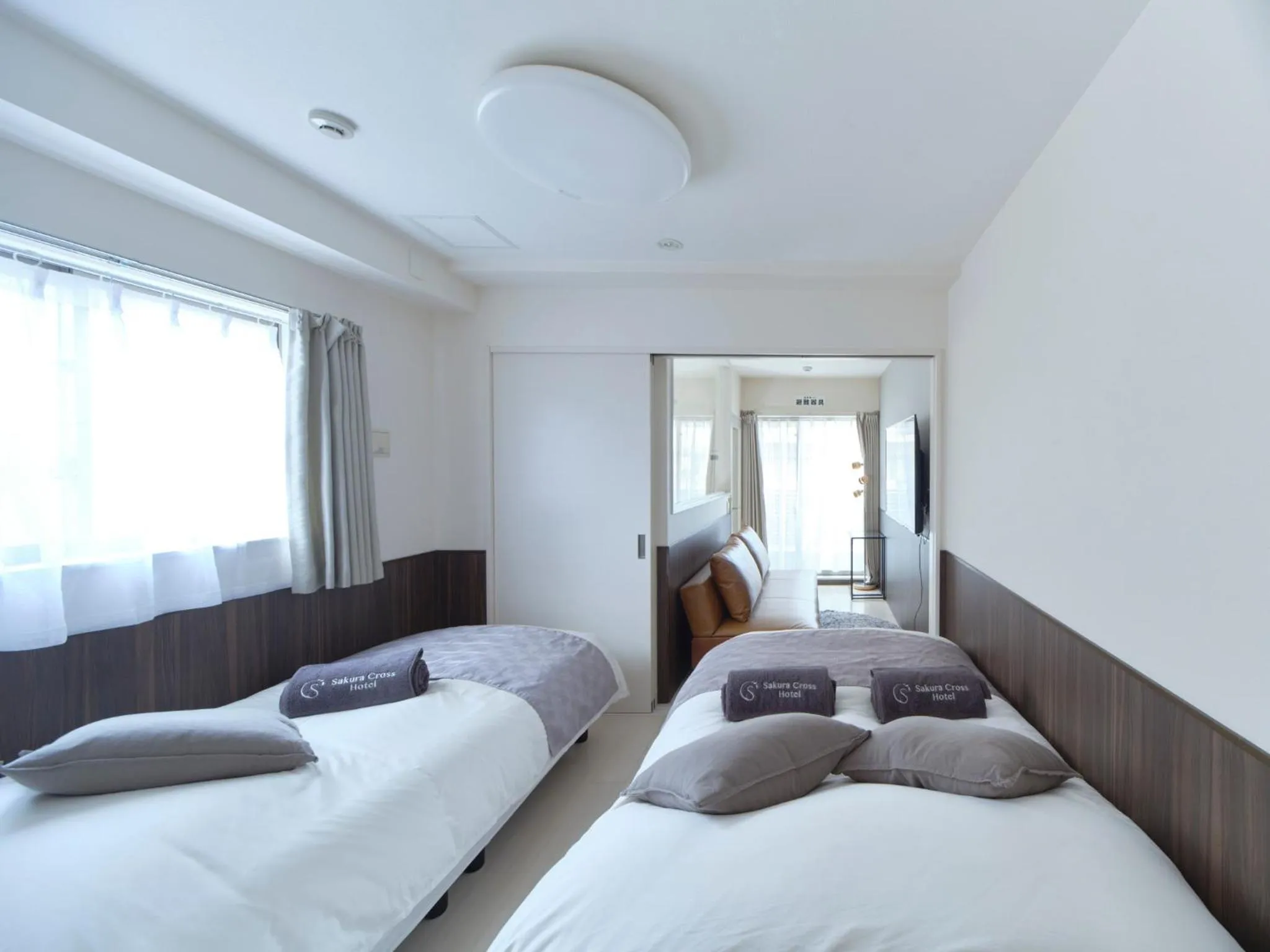 Photo of the whole room, Bed in Sakura Cross Hotel Ueno Iriya