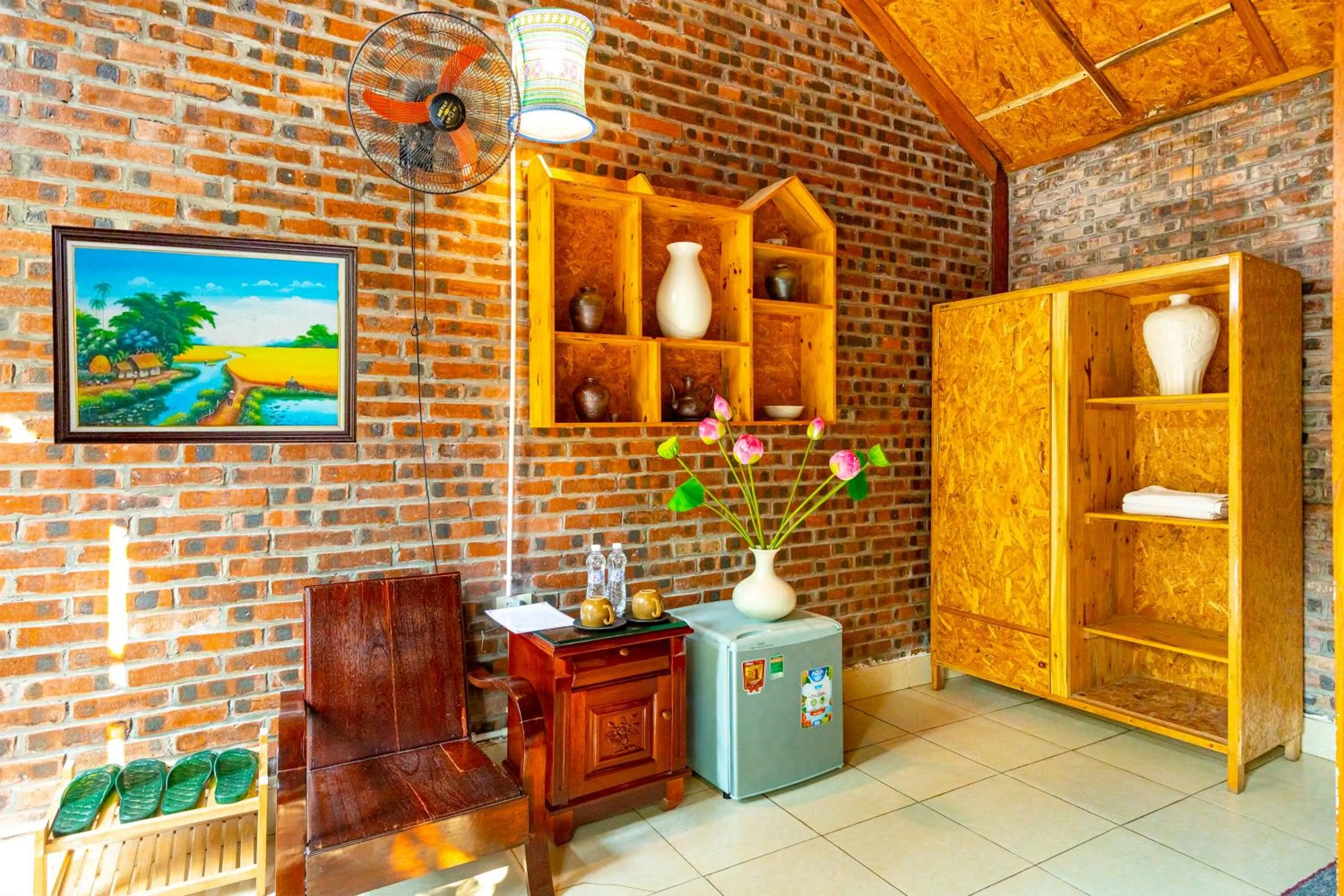 Bedroom in Green Peace Bungalow