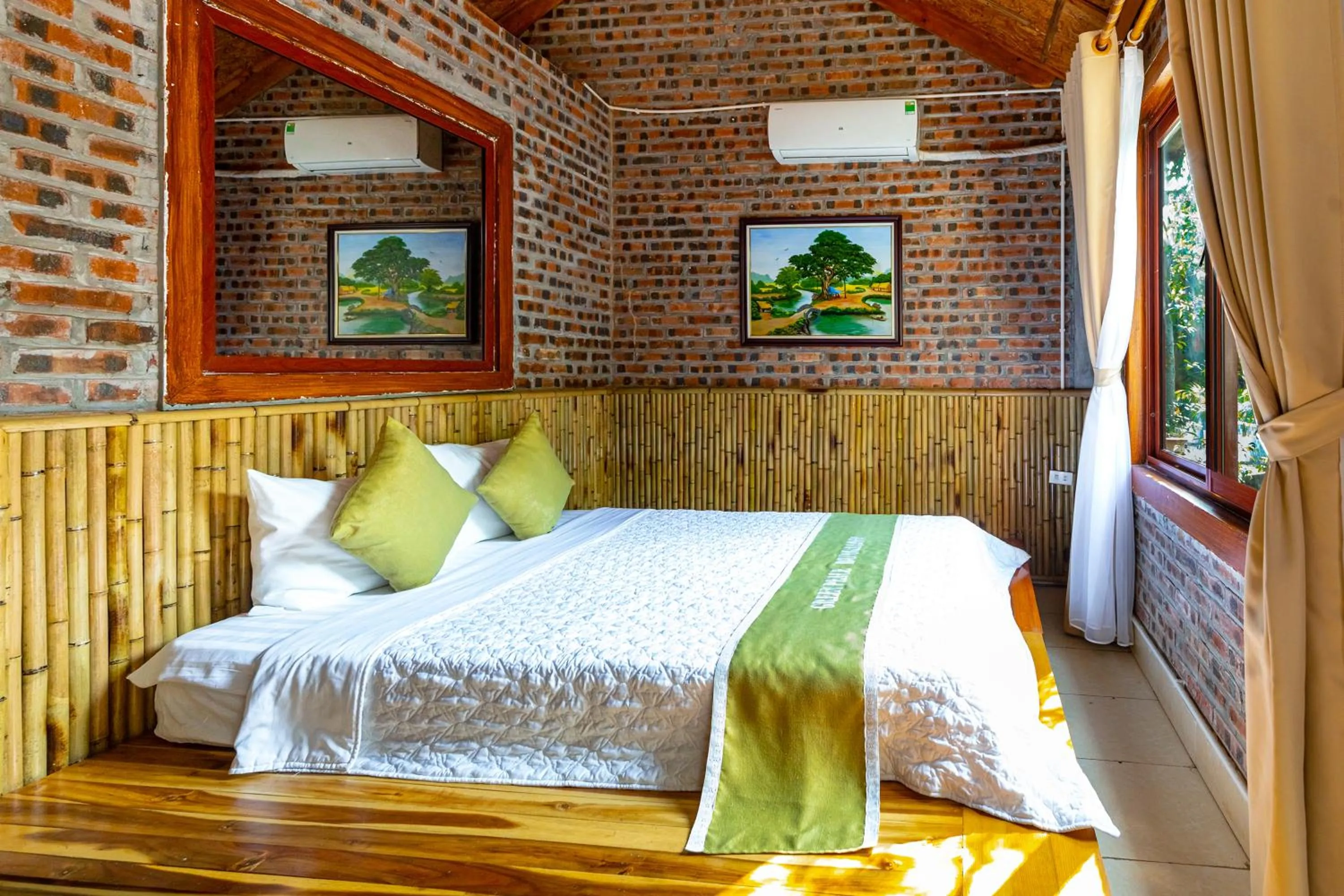 Bedroom, Bed in Green Peace Bungalow