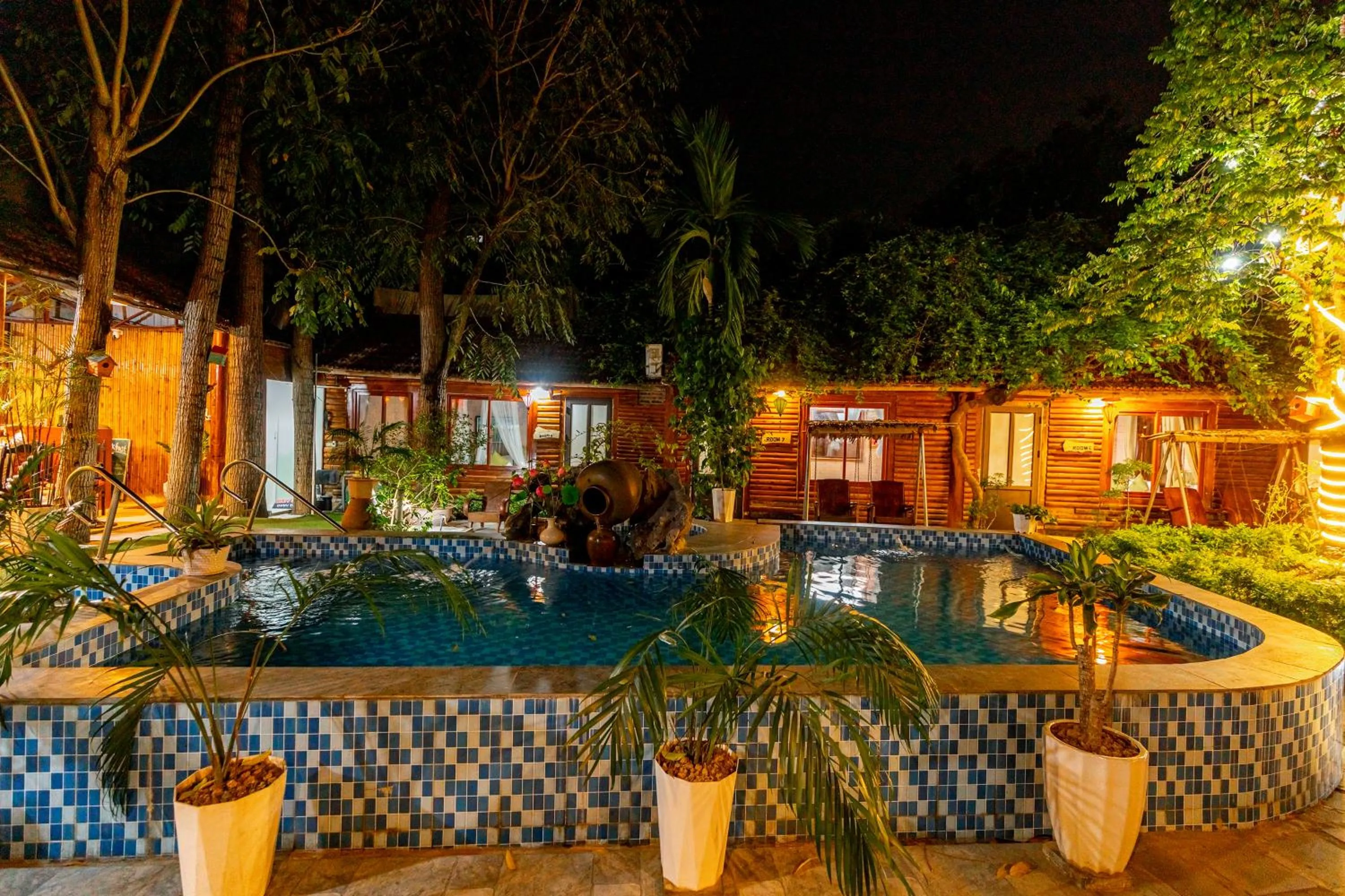 Evening entertainment in Green Peace Bungalow