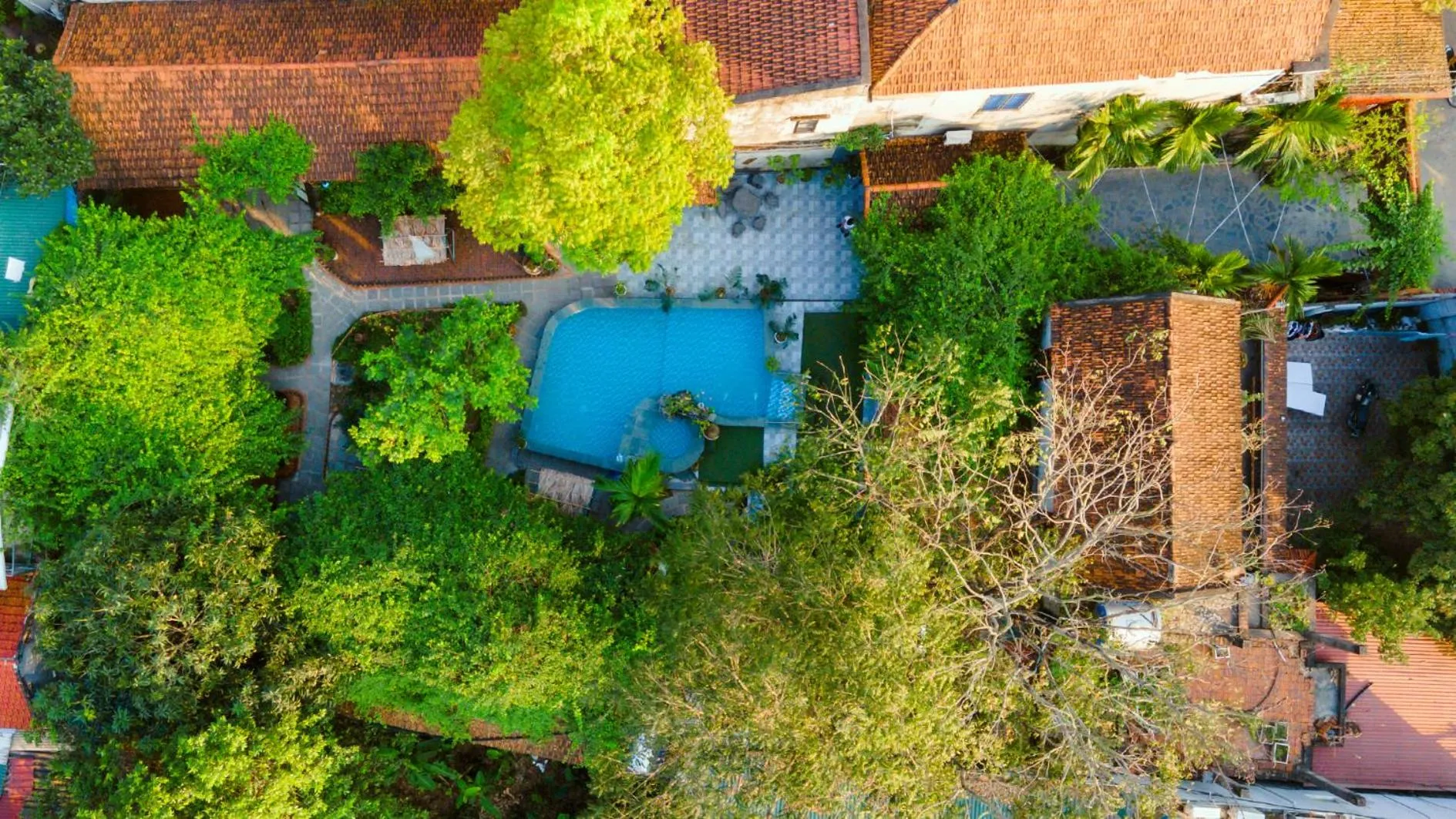 Bird's eye view in Green Peace Bungalow