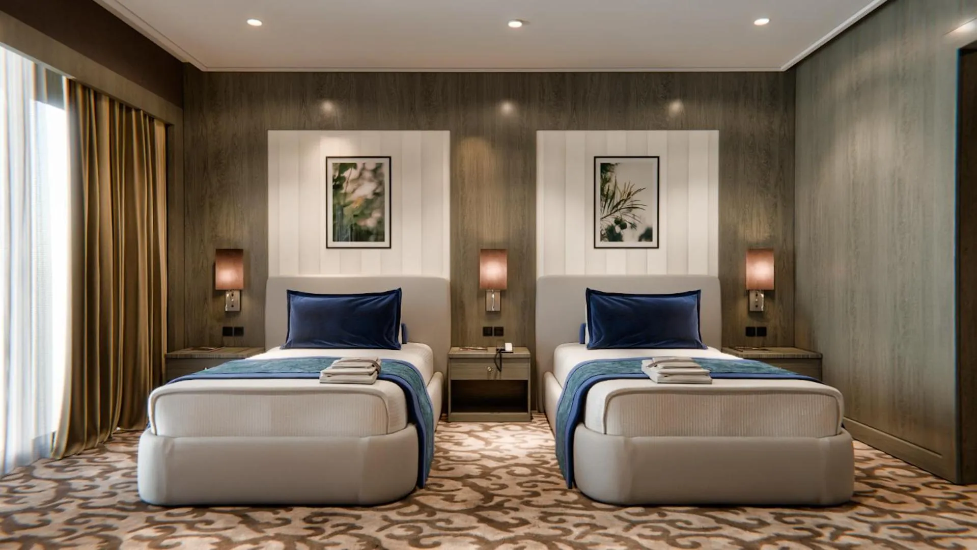 Bedroom, Bed in AlHamra Hotel Kuwait