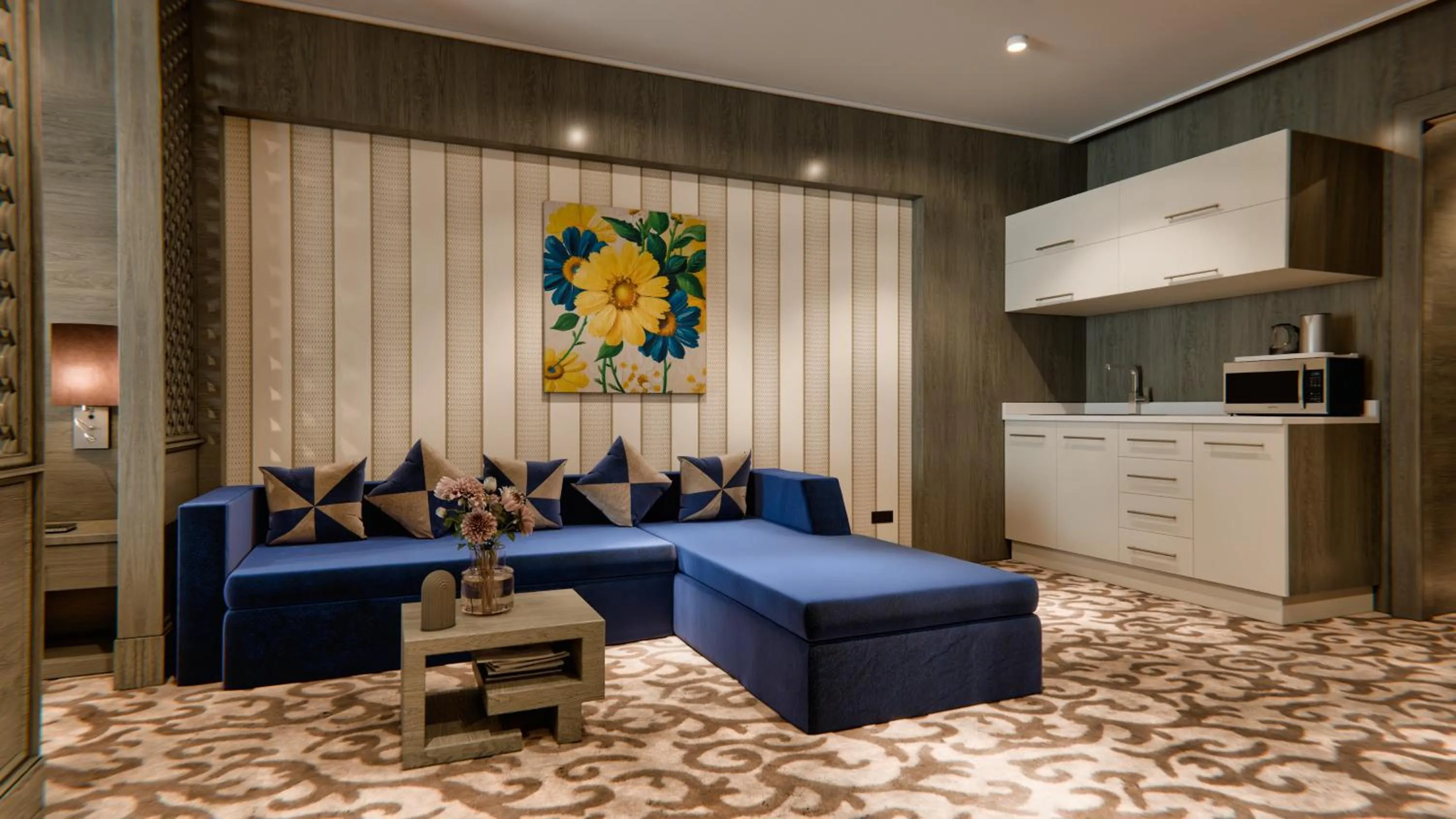 Living room in AlHamra Hotel Kuwait