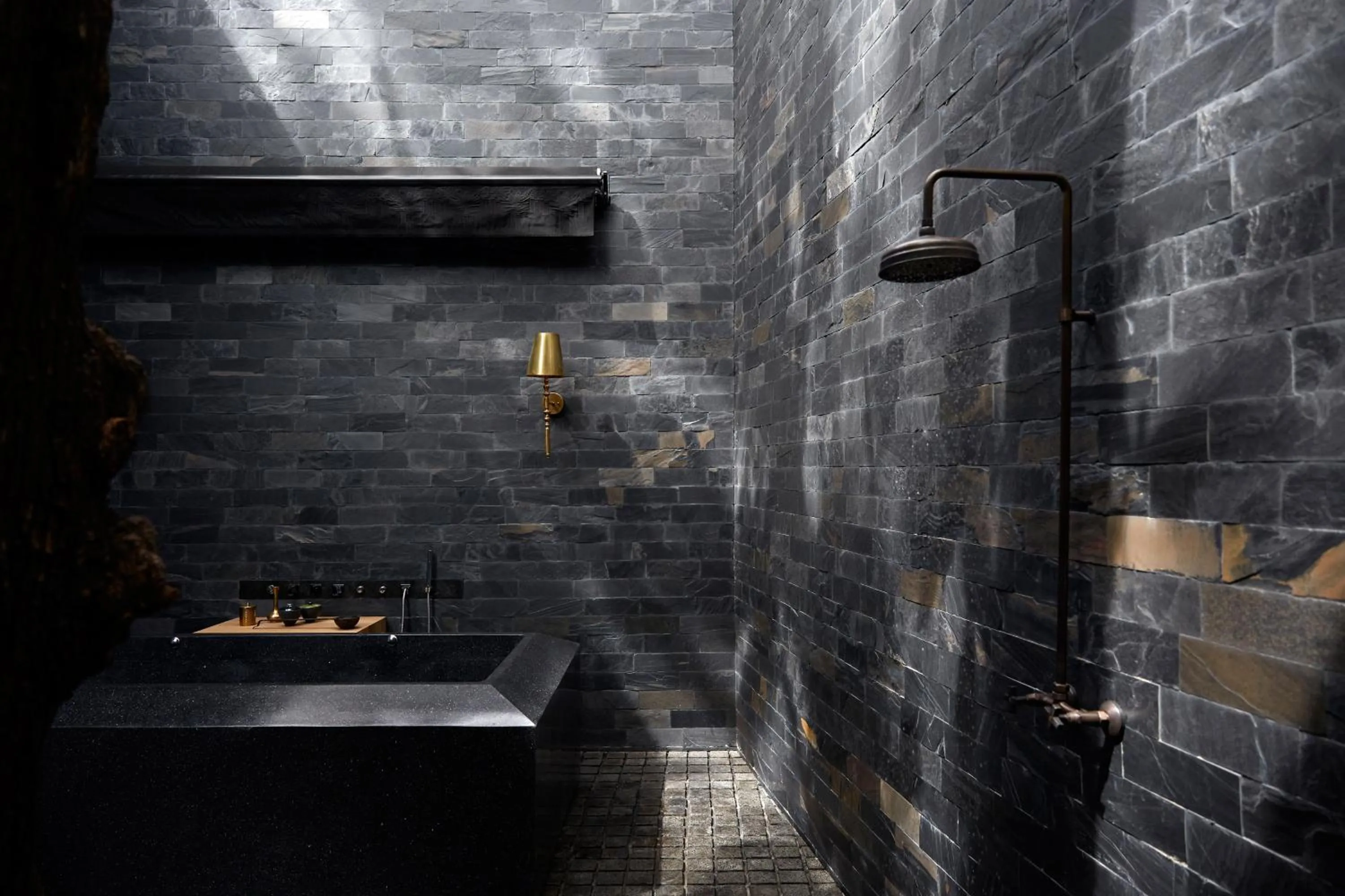 Patio in The Secret Pool Villas By The Library Koh Samui