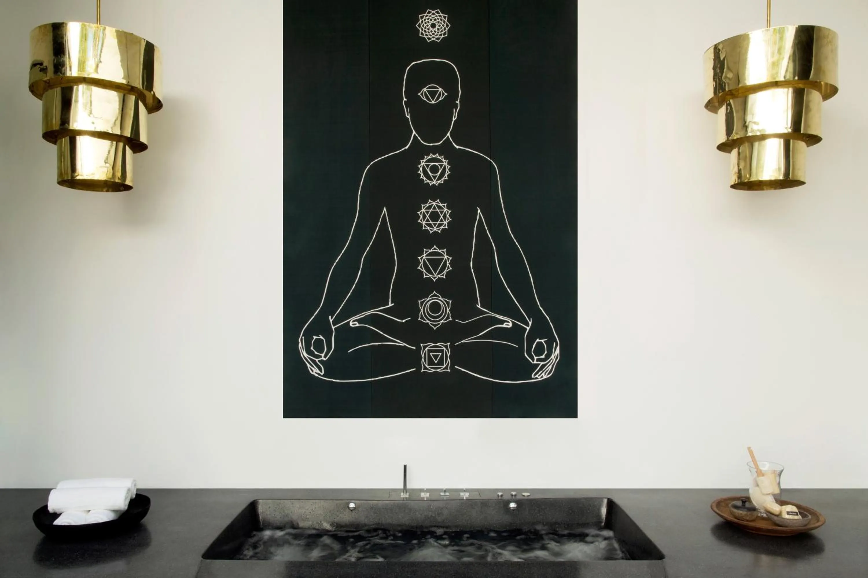 Bathroom in The Secret Pool Villas By The Library Koh Samui