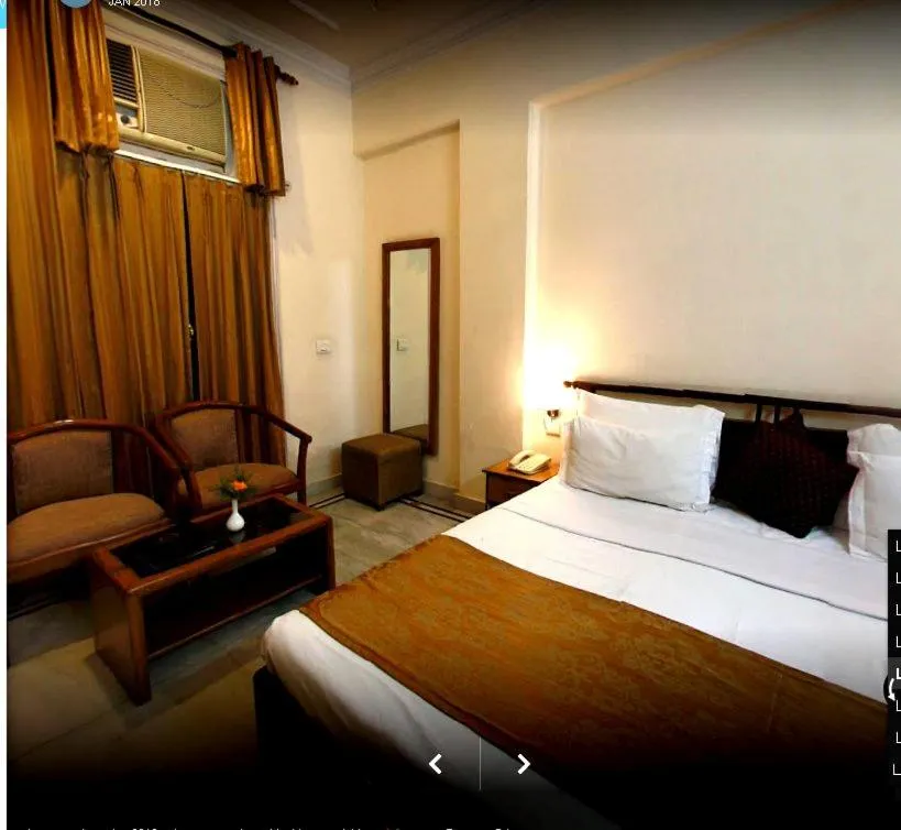 Bed in Hotel Corbett Kingdom