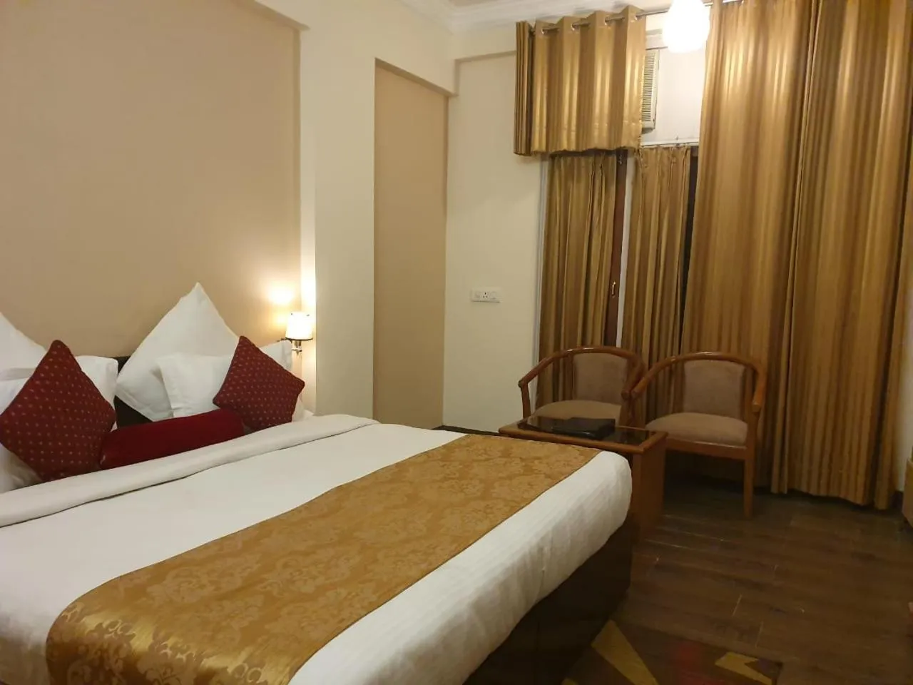 Bed in Hotel Corbett Kingdom