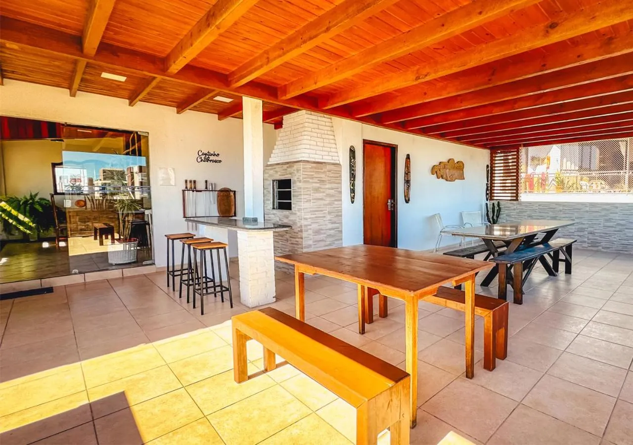 BBQ facilities in Pousada Vó Regina