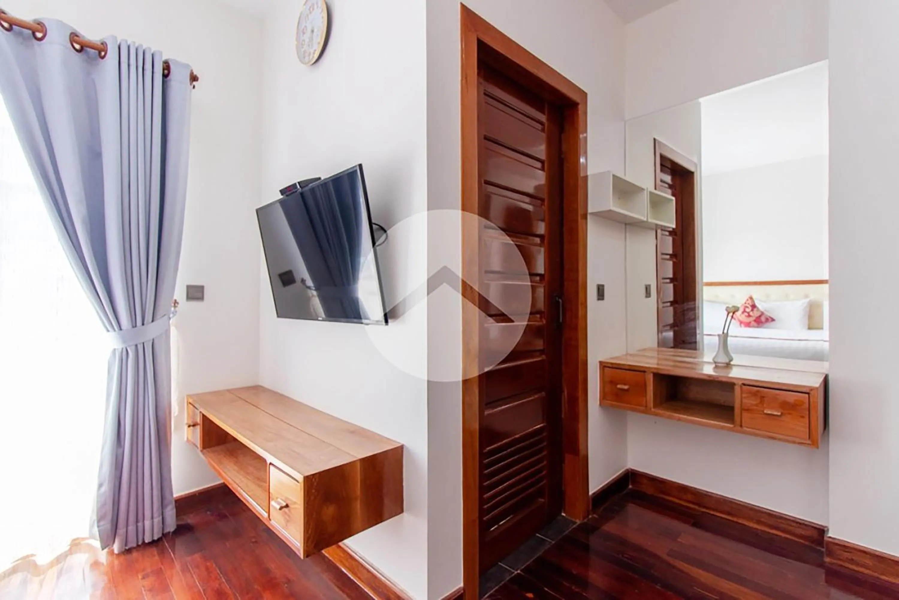 Floor plan, Bed in Zita Angkor Hotel