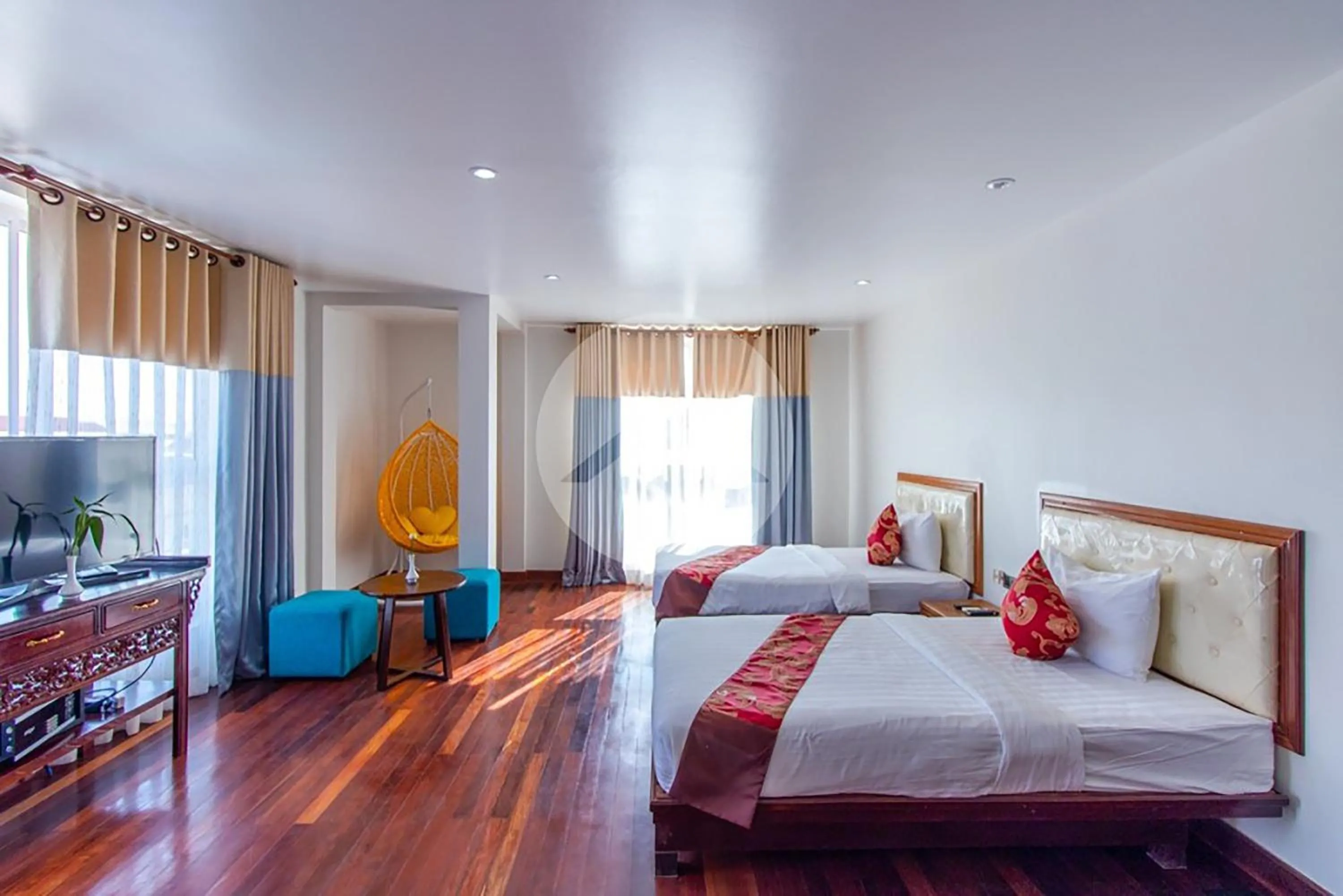 Bedroom, Bed in Zita Angkor Hotel