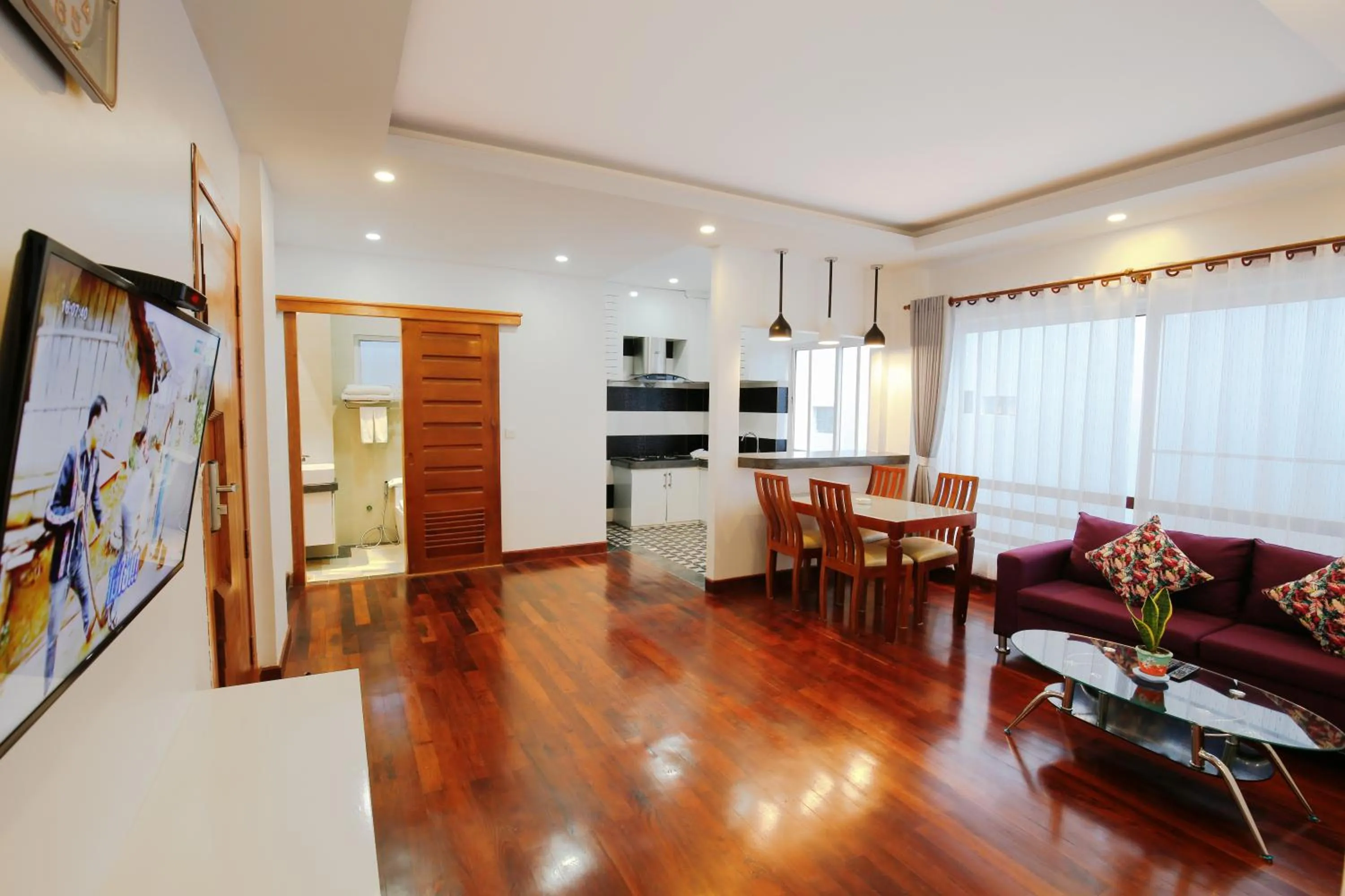 Living room in Zita Angkor Hotel