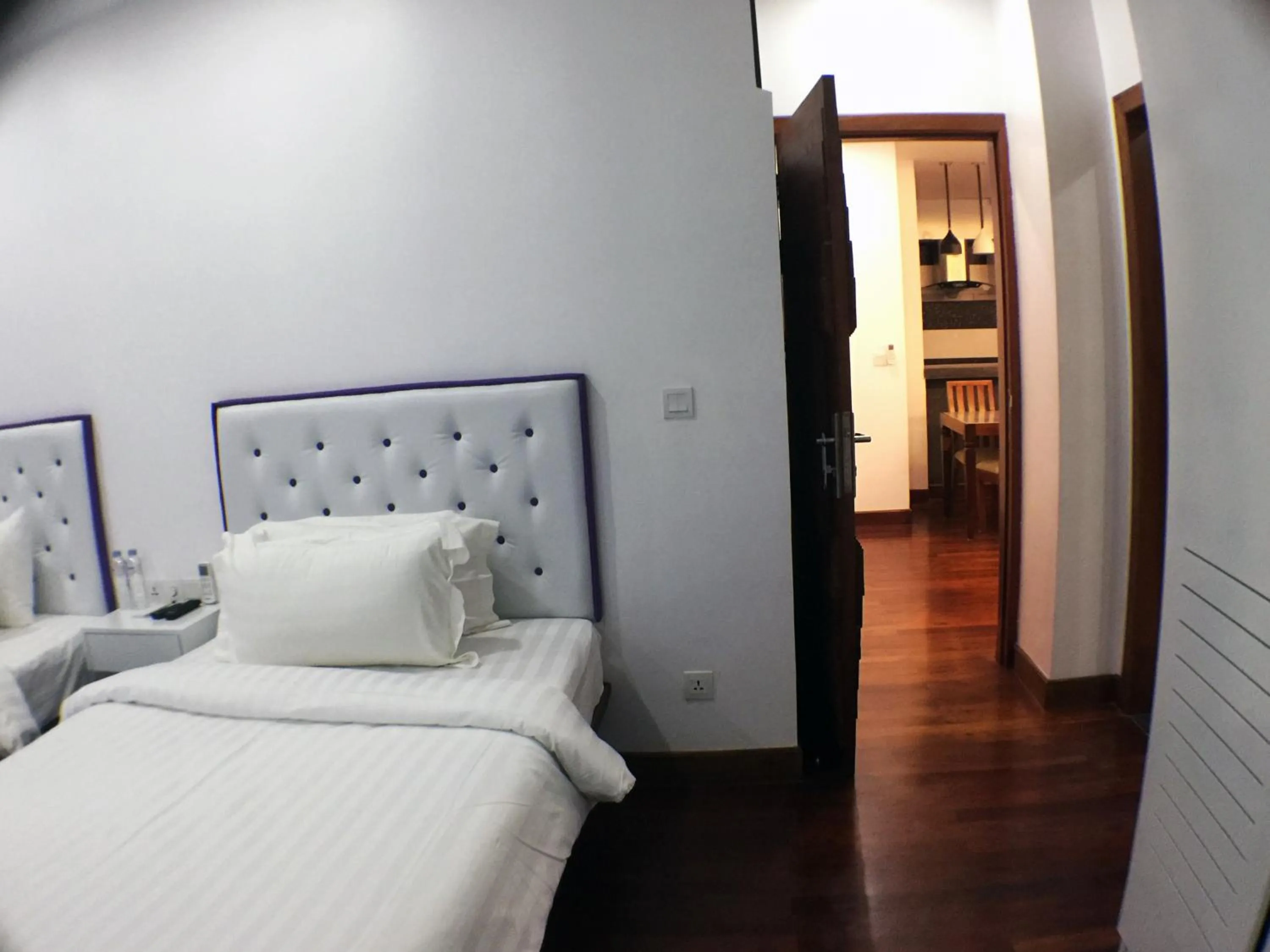 Bed in Zita Angkor Hotel