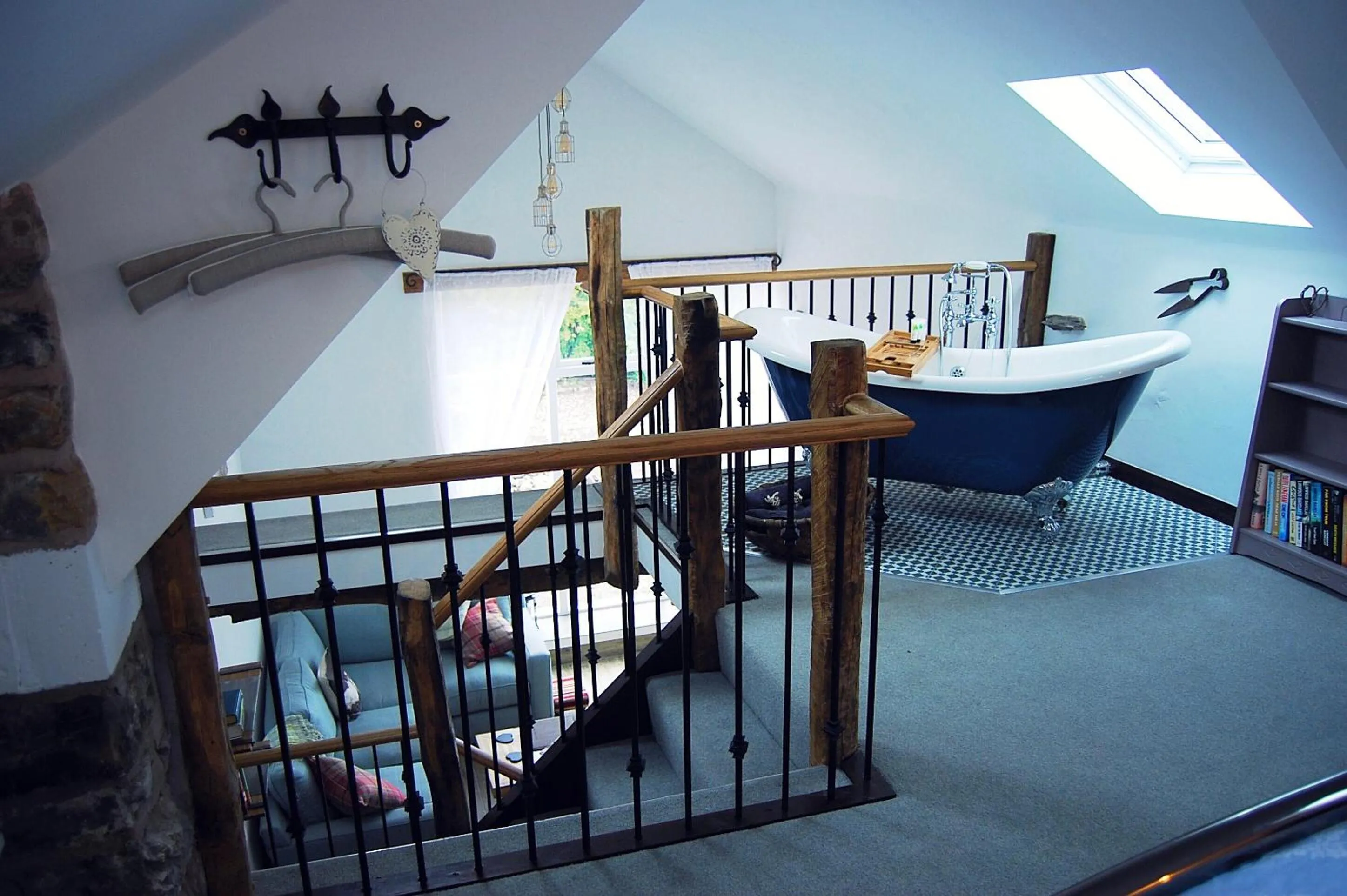 Bathroom, Bed in Rosie's Barn
