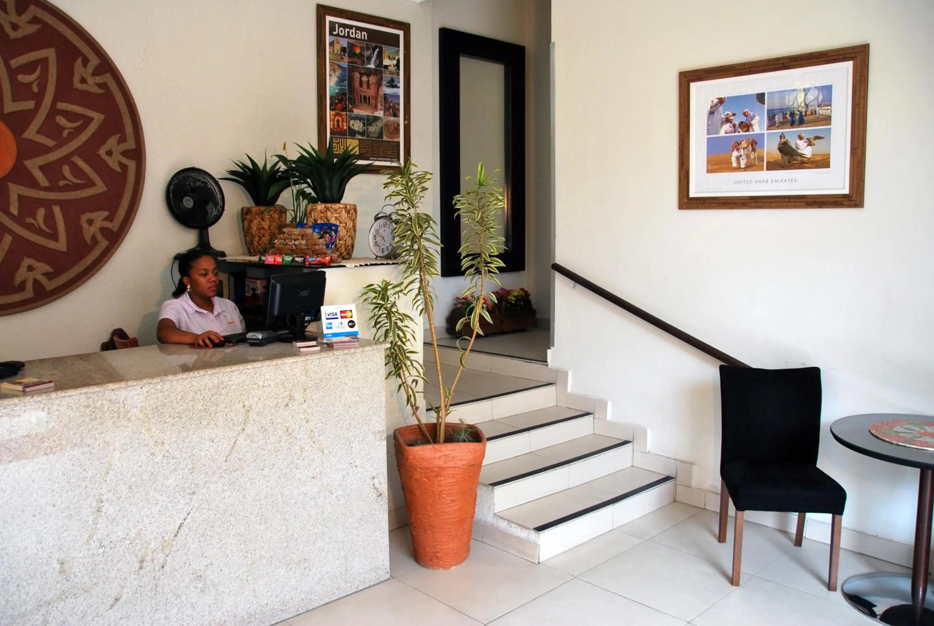 Lobby or reception in Hotel Oriente