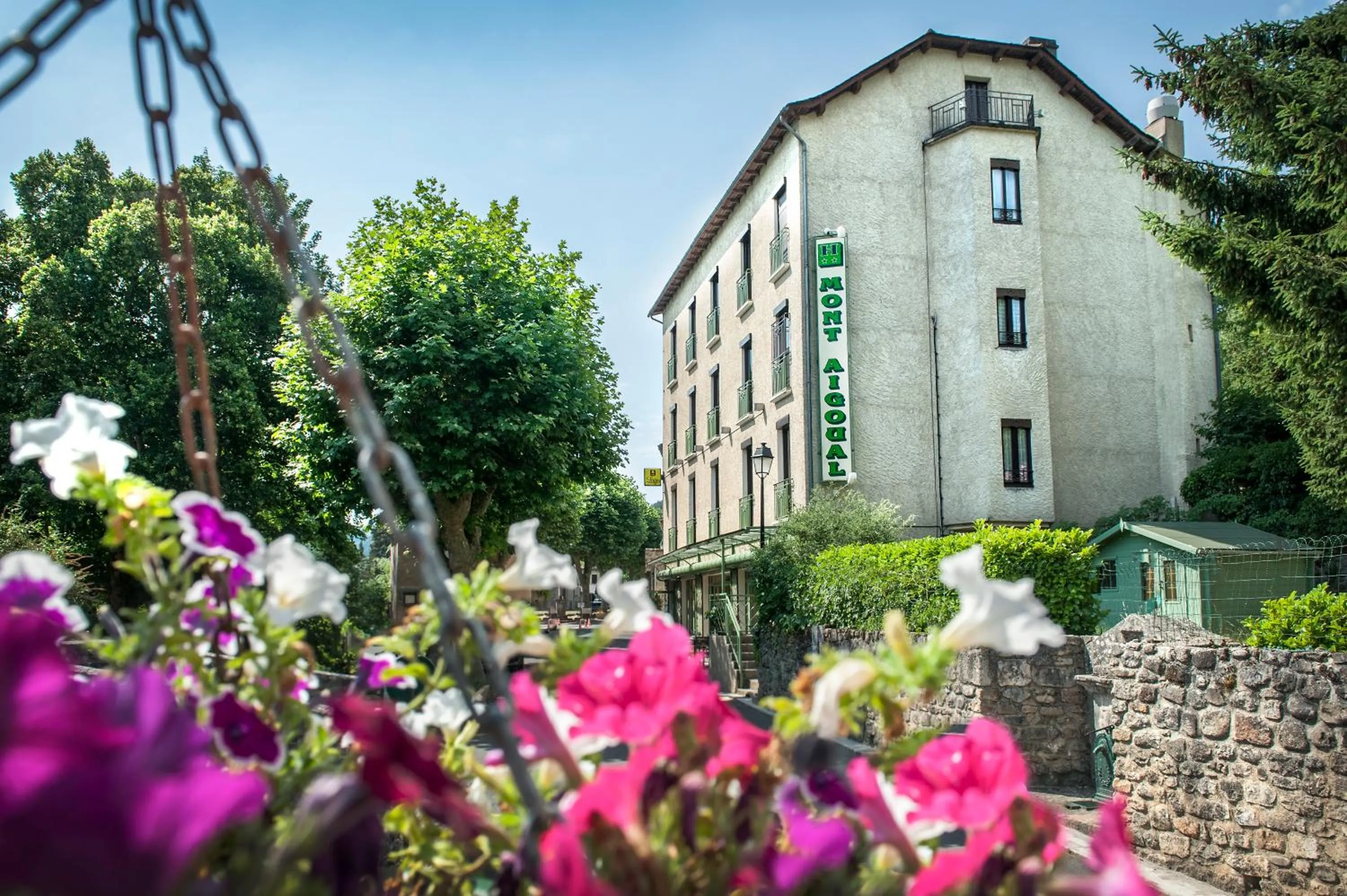 Property building in Logis Hôtel Restaurant Le Mont Aigoual