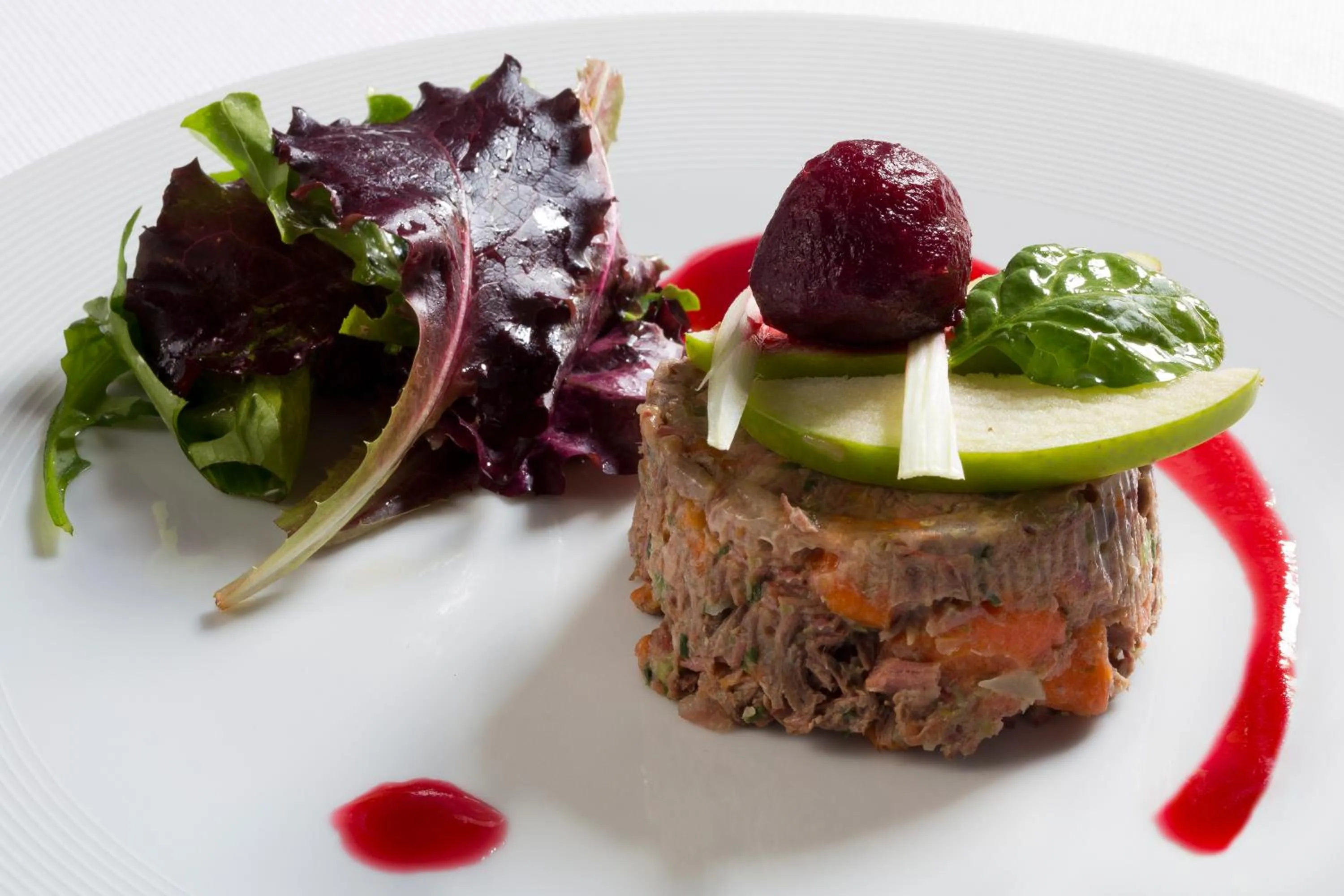 Food close-up in Logis Hôtel Restaurant Le Mont Aigoual