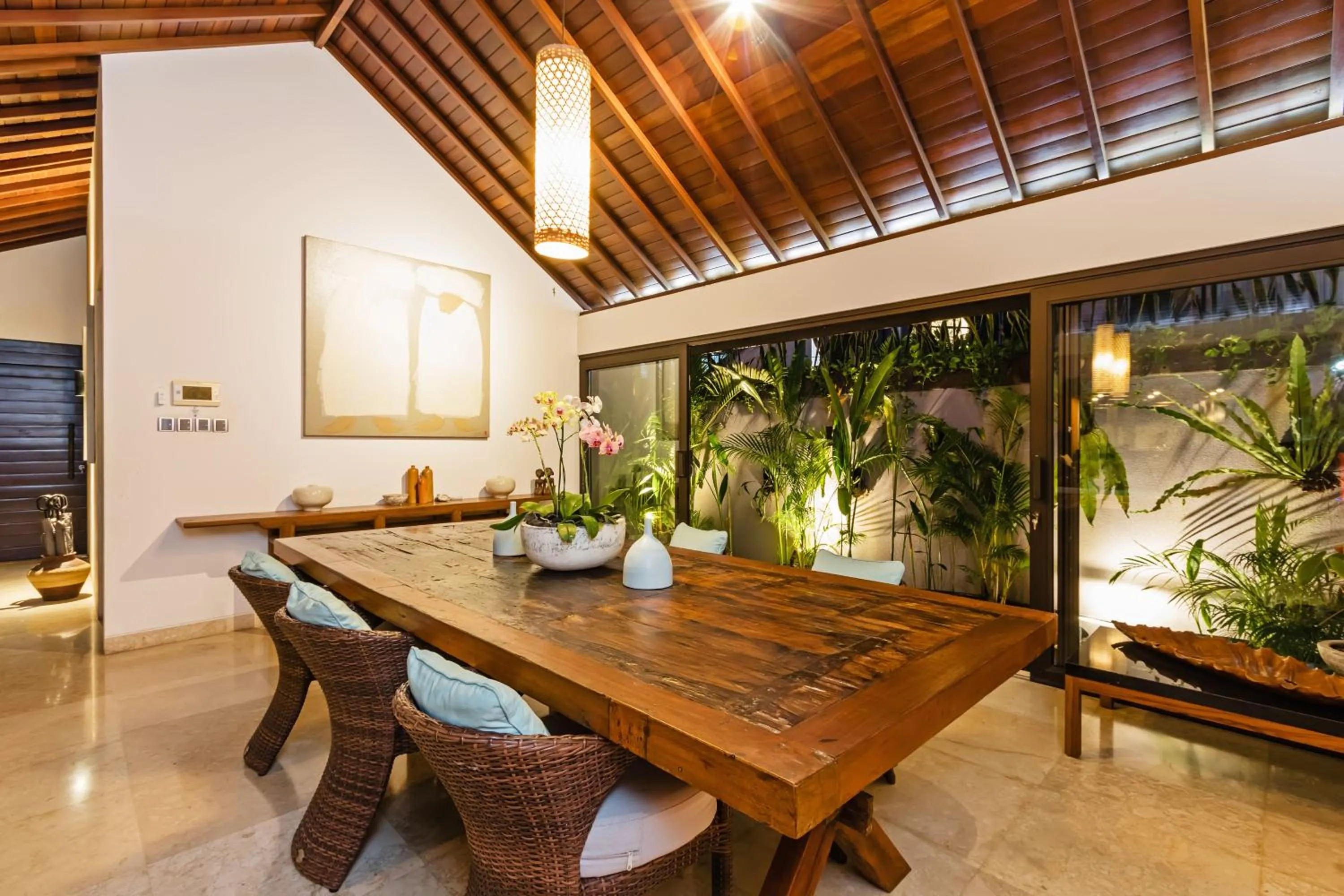 Dining area in Villa Karang Berawa