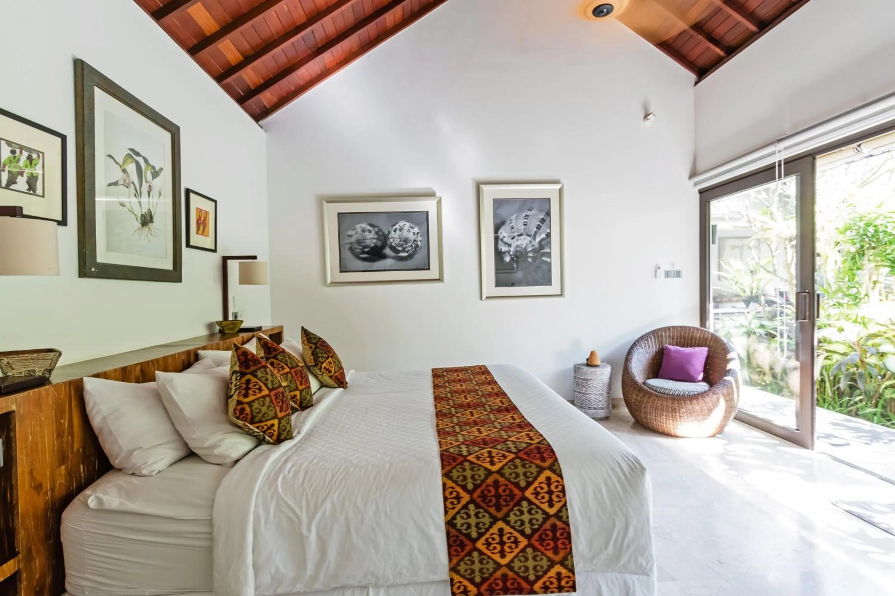 Bedroom, Bed in Villa Karang Berawa