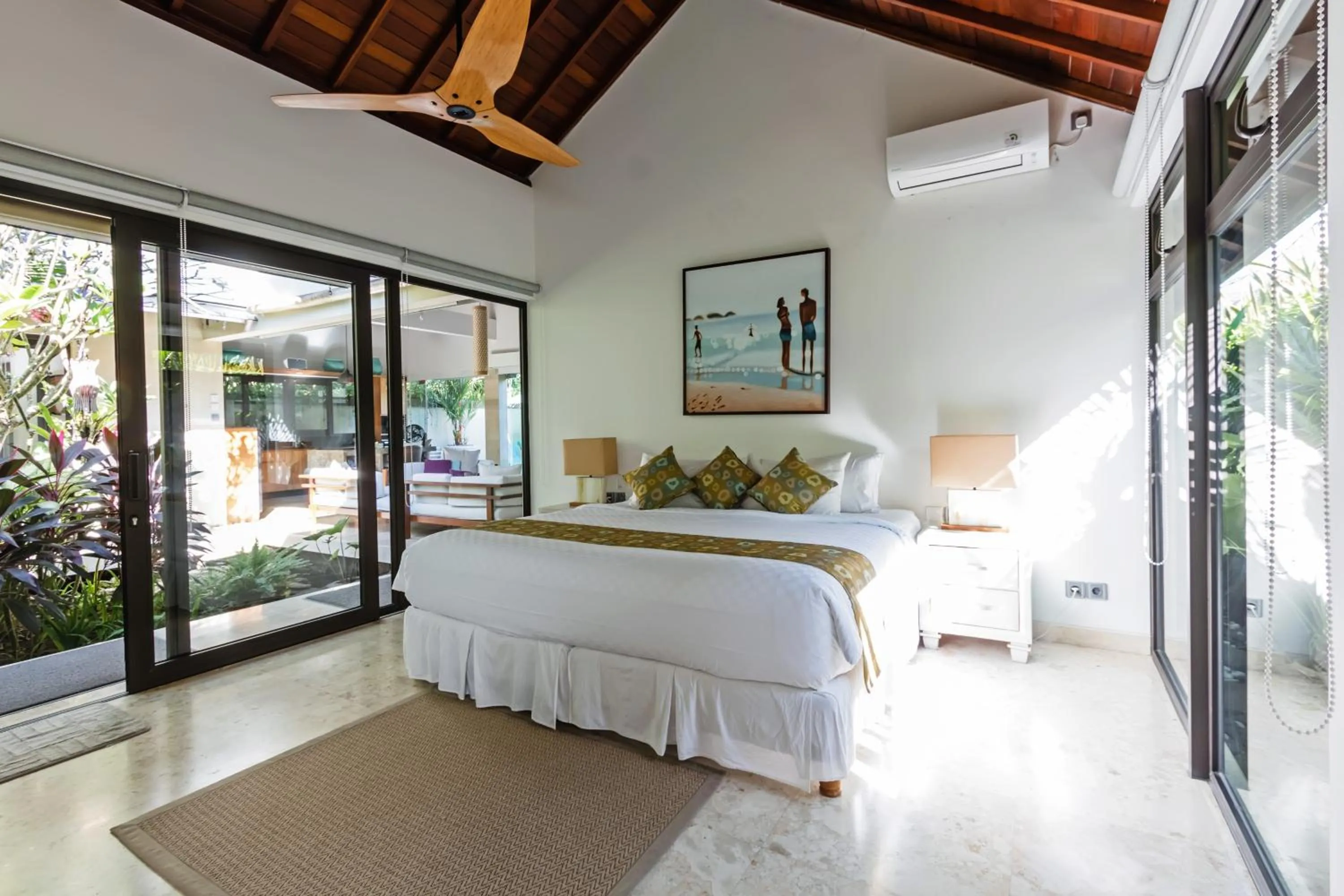 Bedroom, Bed in Villa Karang Berawa