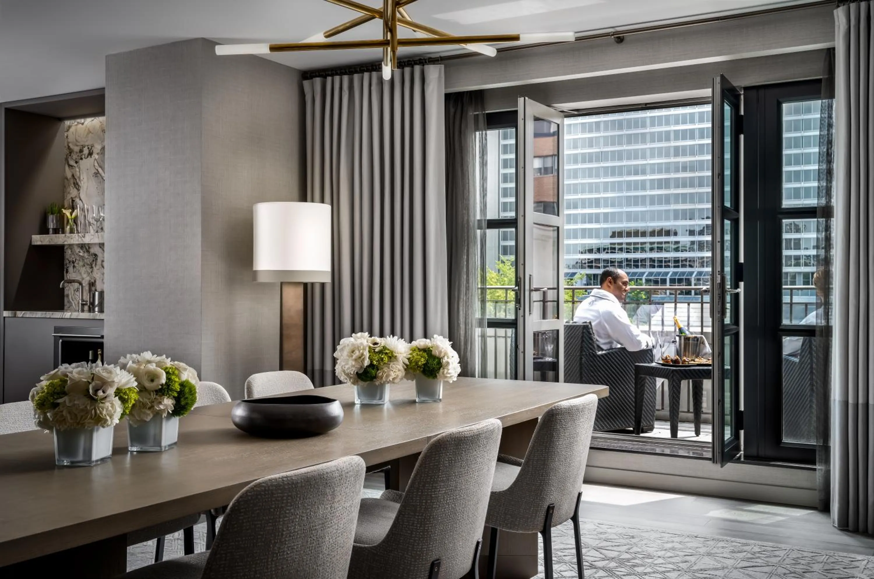 Balcony/Terrace in The Hazelton Hotel