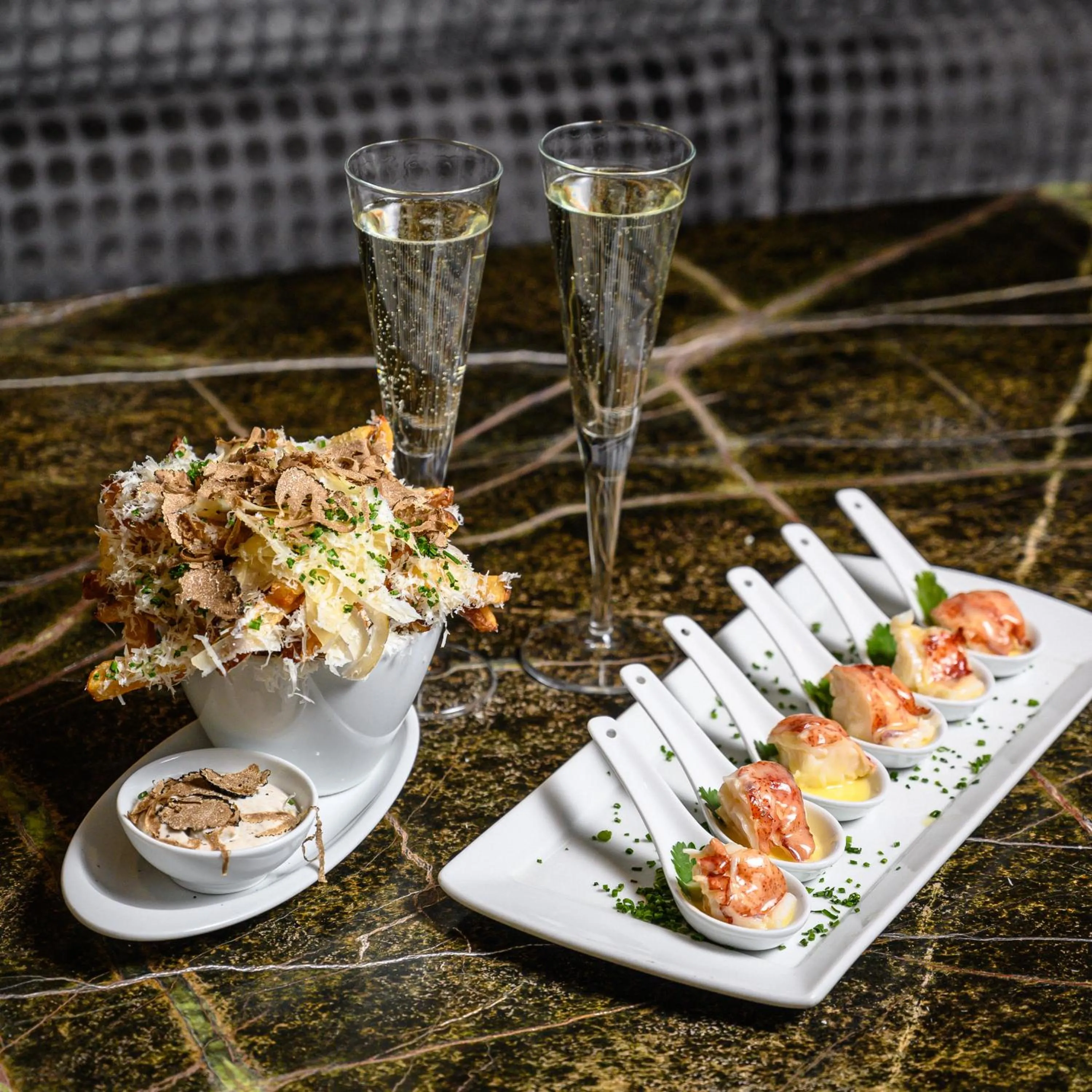 Food close-up in The Hazelton Hotel