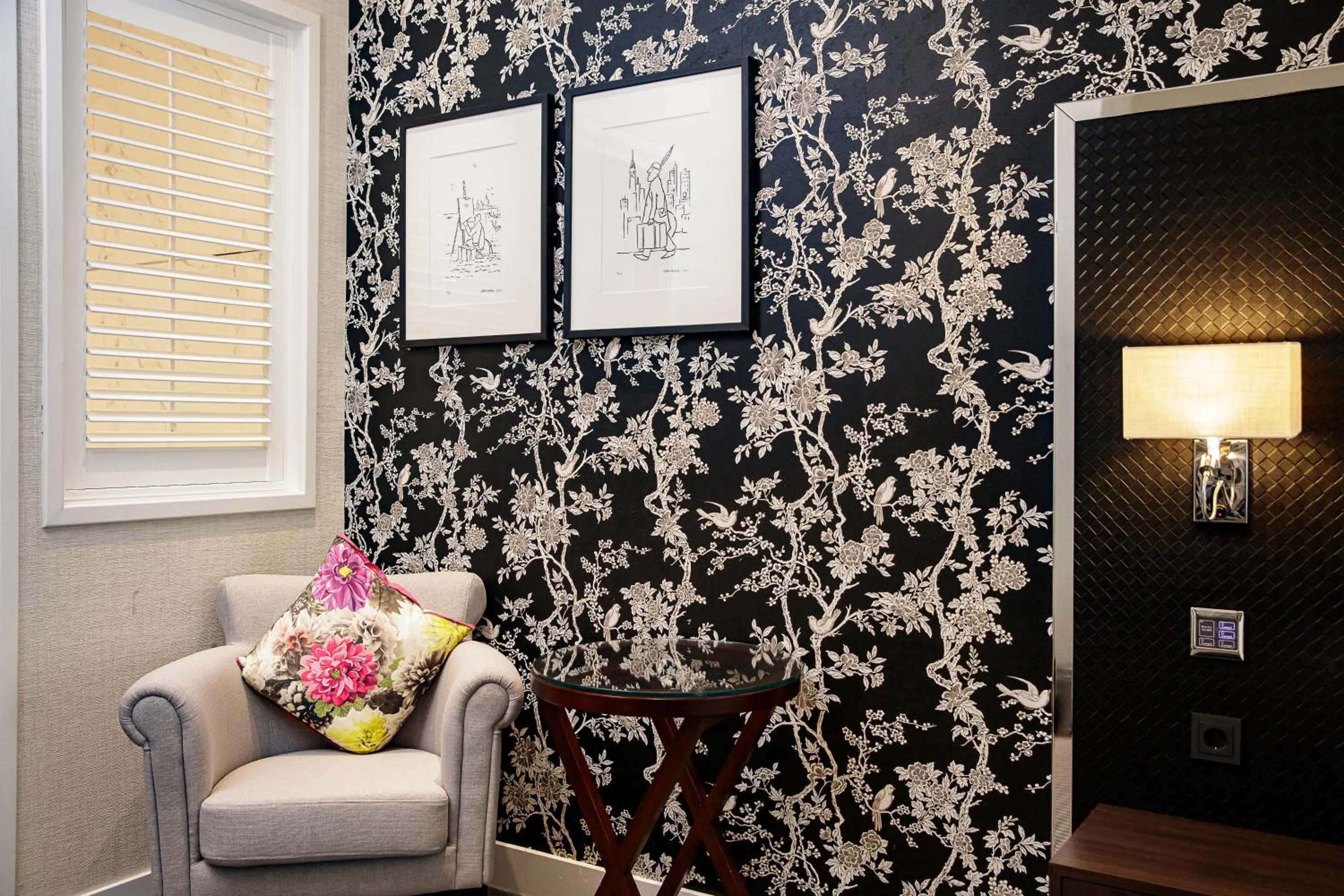 Seating area in Boutique Hotel Notting Hill