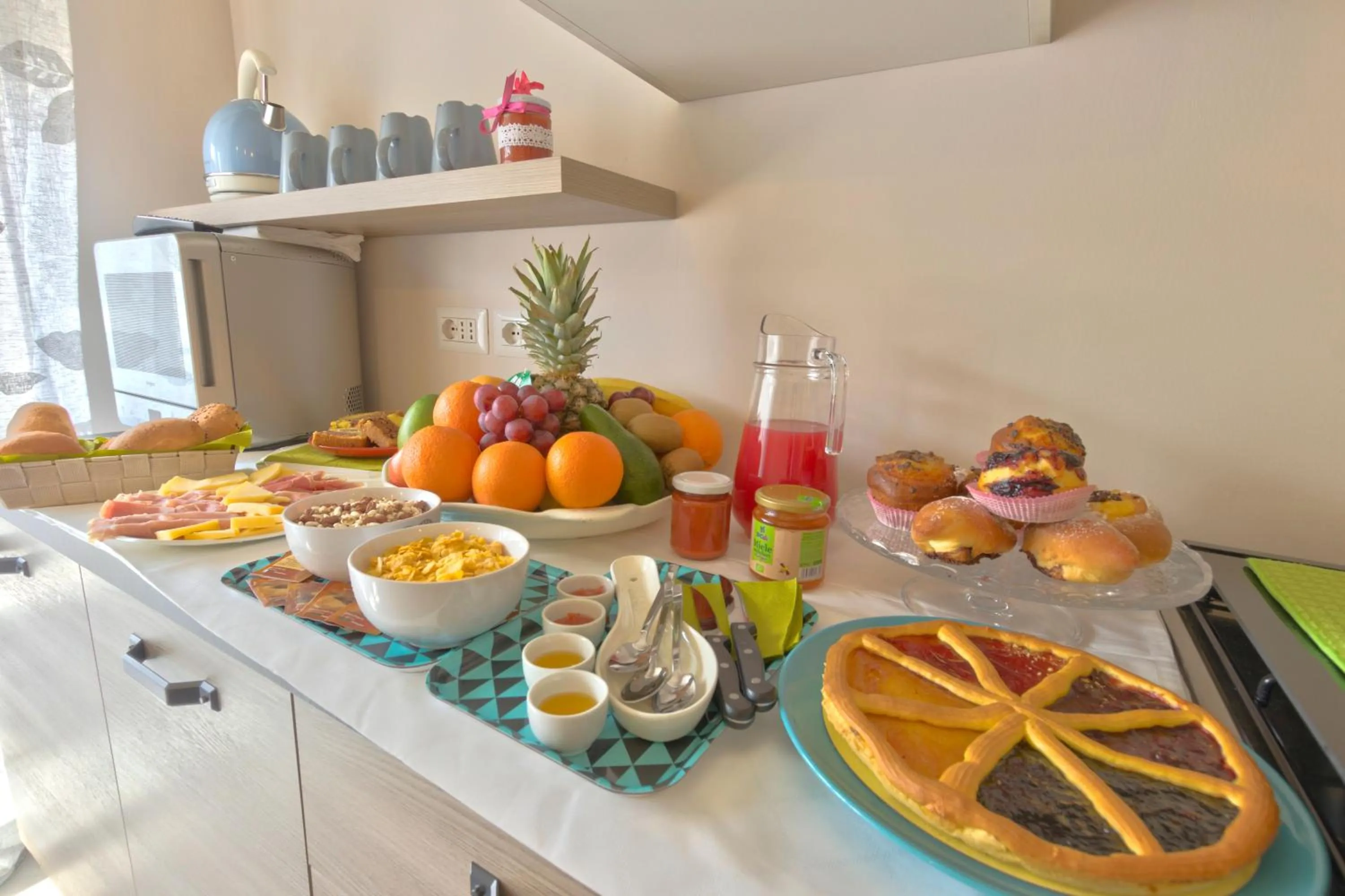 Buffet breakfast in B&B Da Peo