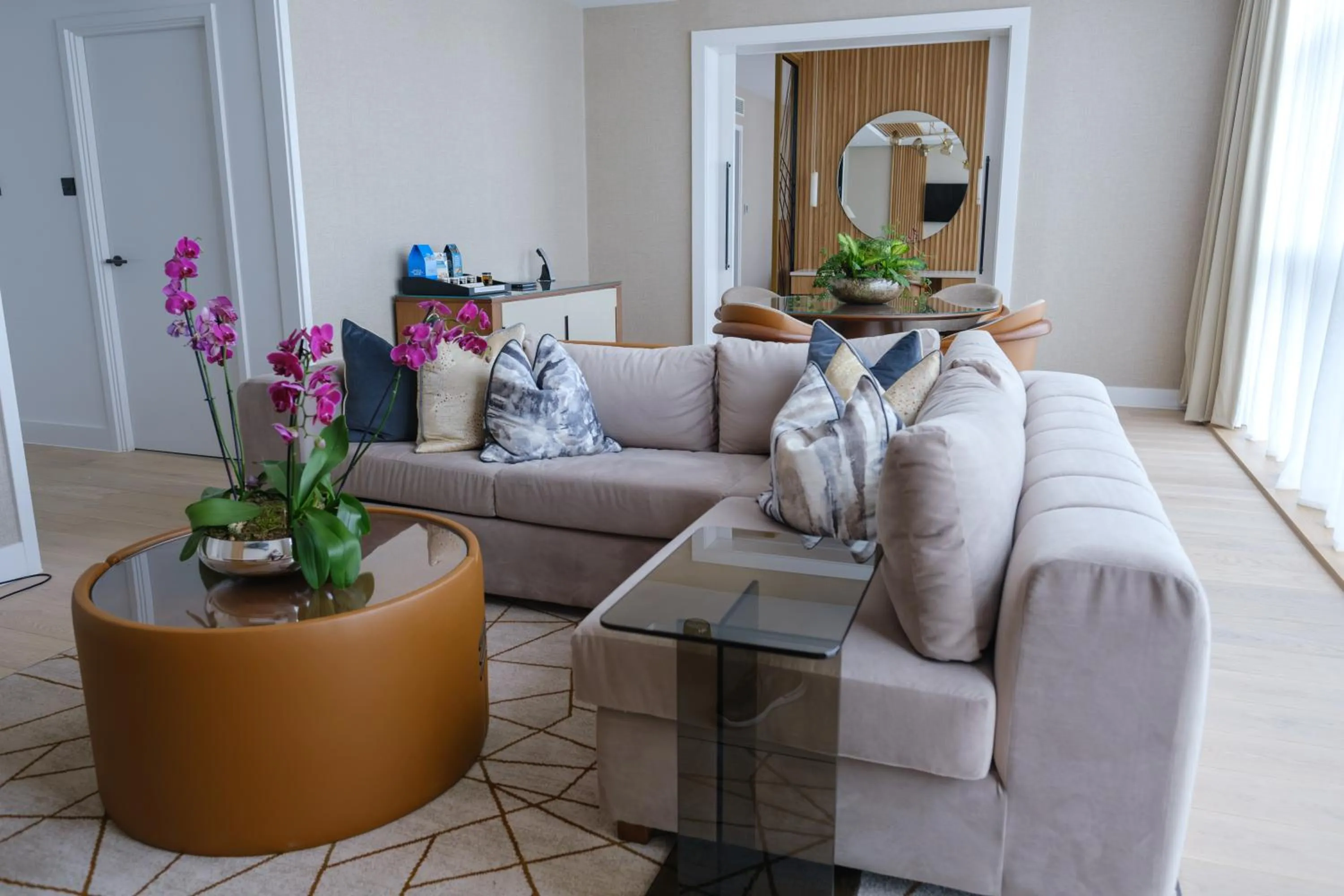 Living room in The Lowry Hotel Manchester