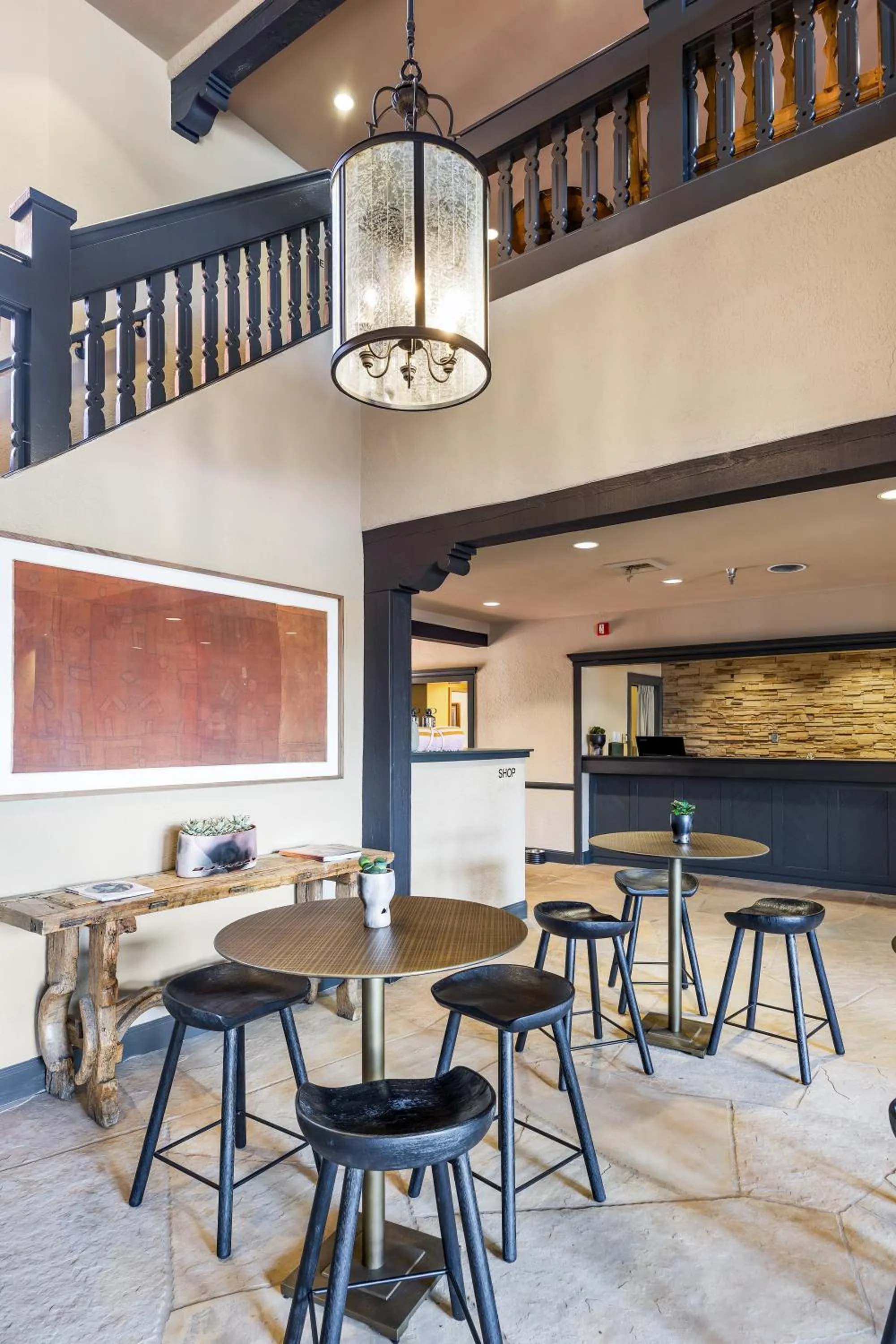 Lobby or reception in Hotel Glorieta