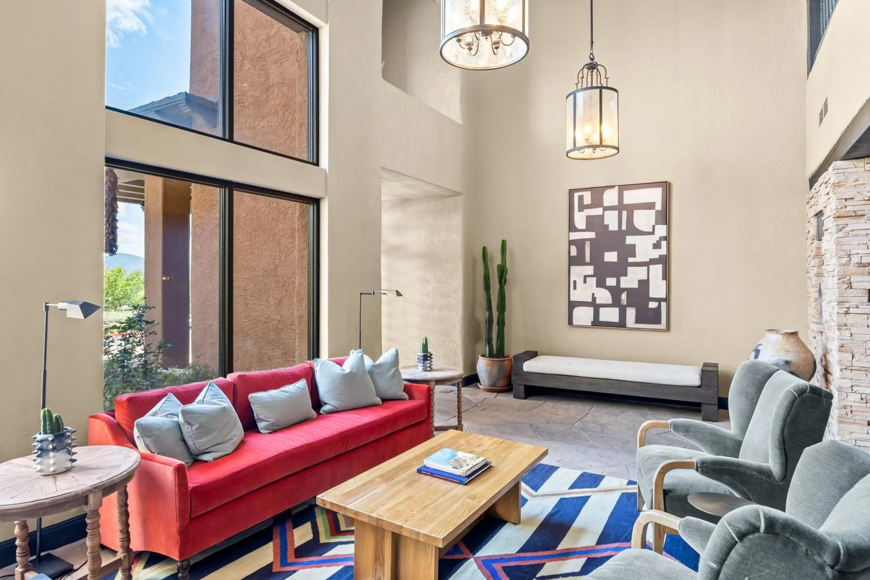 Lobby or reception, Bed in Hotel Glorieta