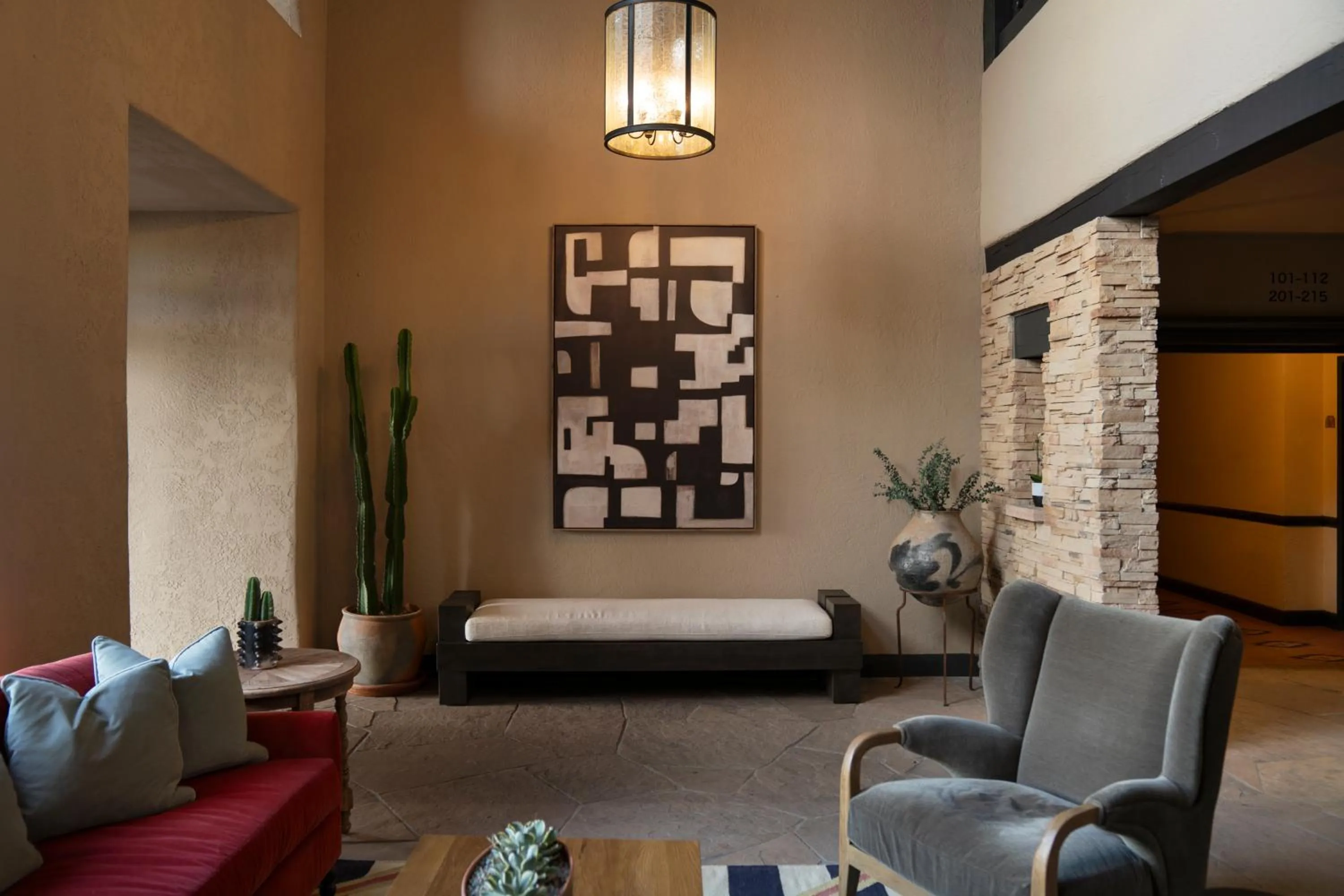 Seating area in Hotel Glorieta