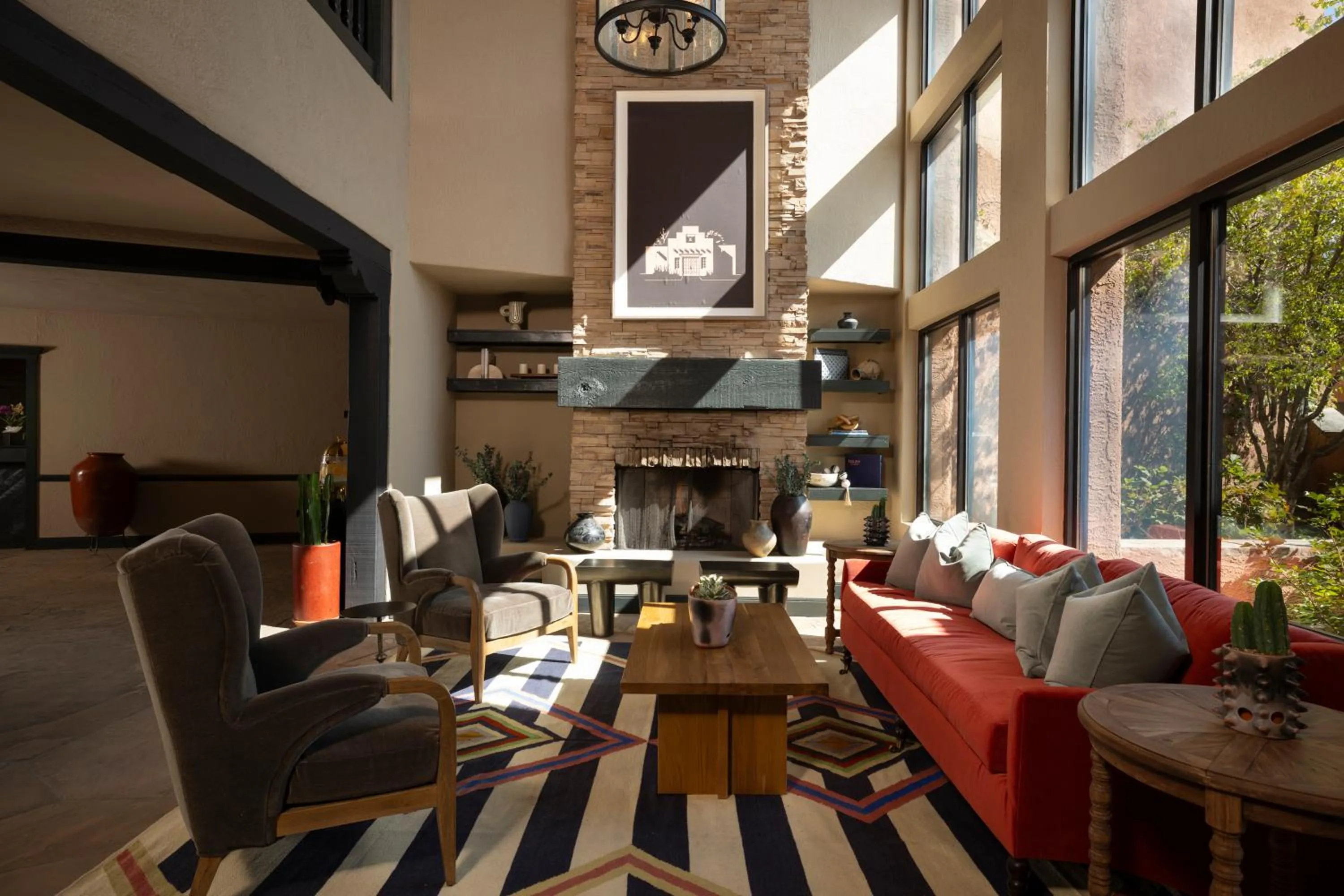 Living room in Hotel Glorieta