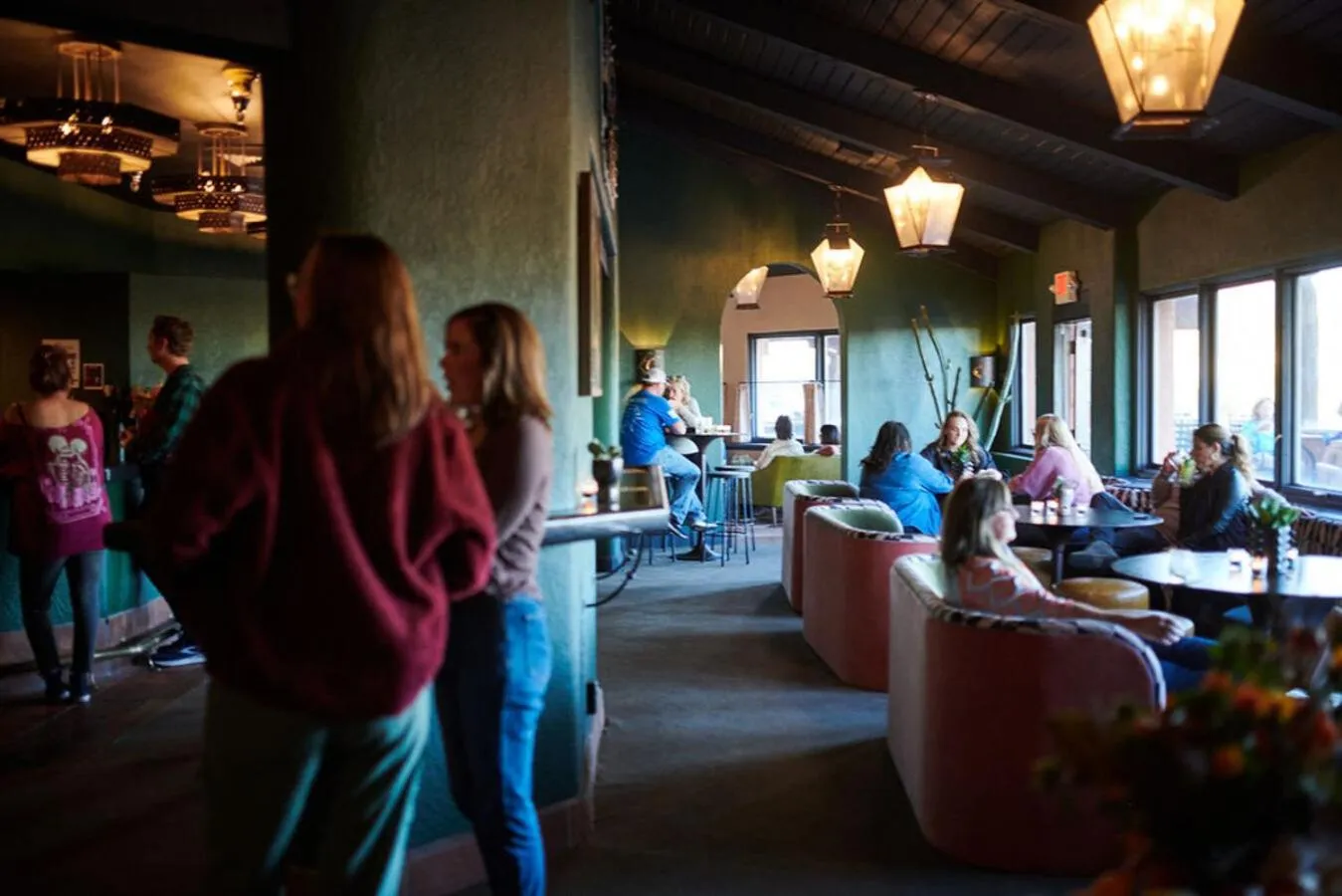 group of guests in Hotel Glorieta