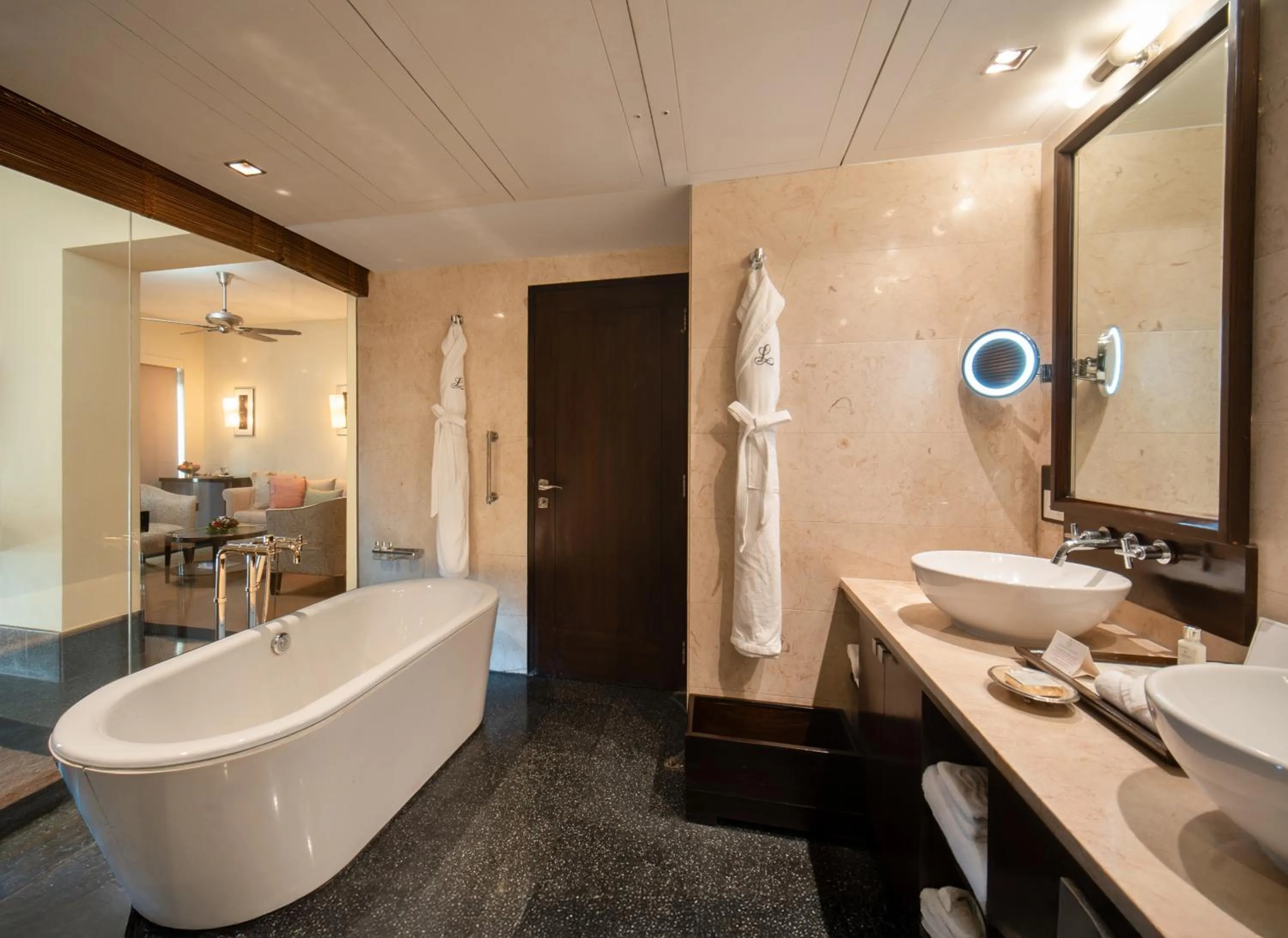 Bathroom in The Leela Kovalam, A Raviz Hotel