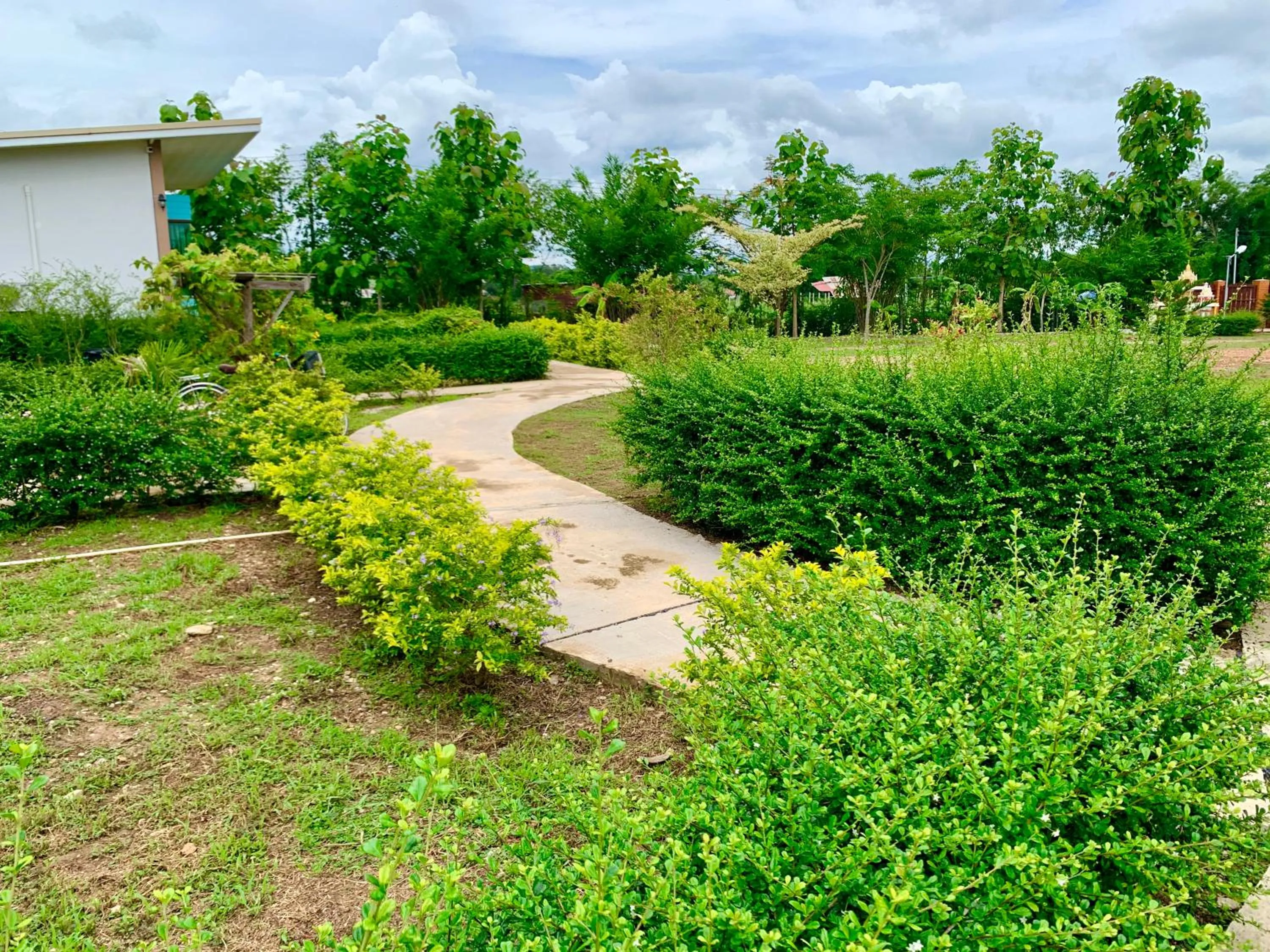 Garden view in Ina Boutique Home Nan