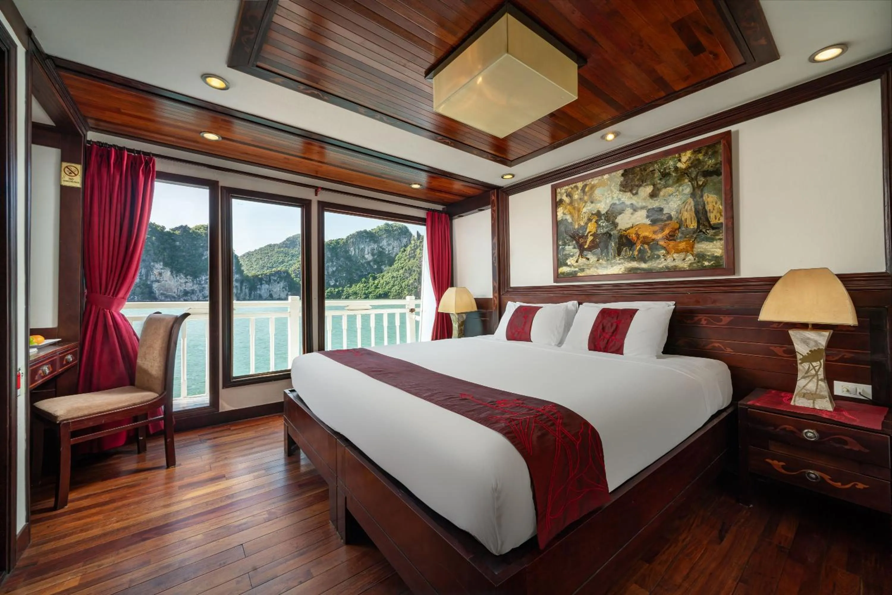 Deluxe Double or Twin Room With Sea View - 2 Days 1 Night  in Indochina Sails Ha Long Bay