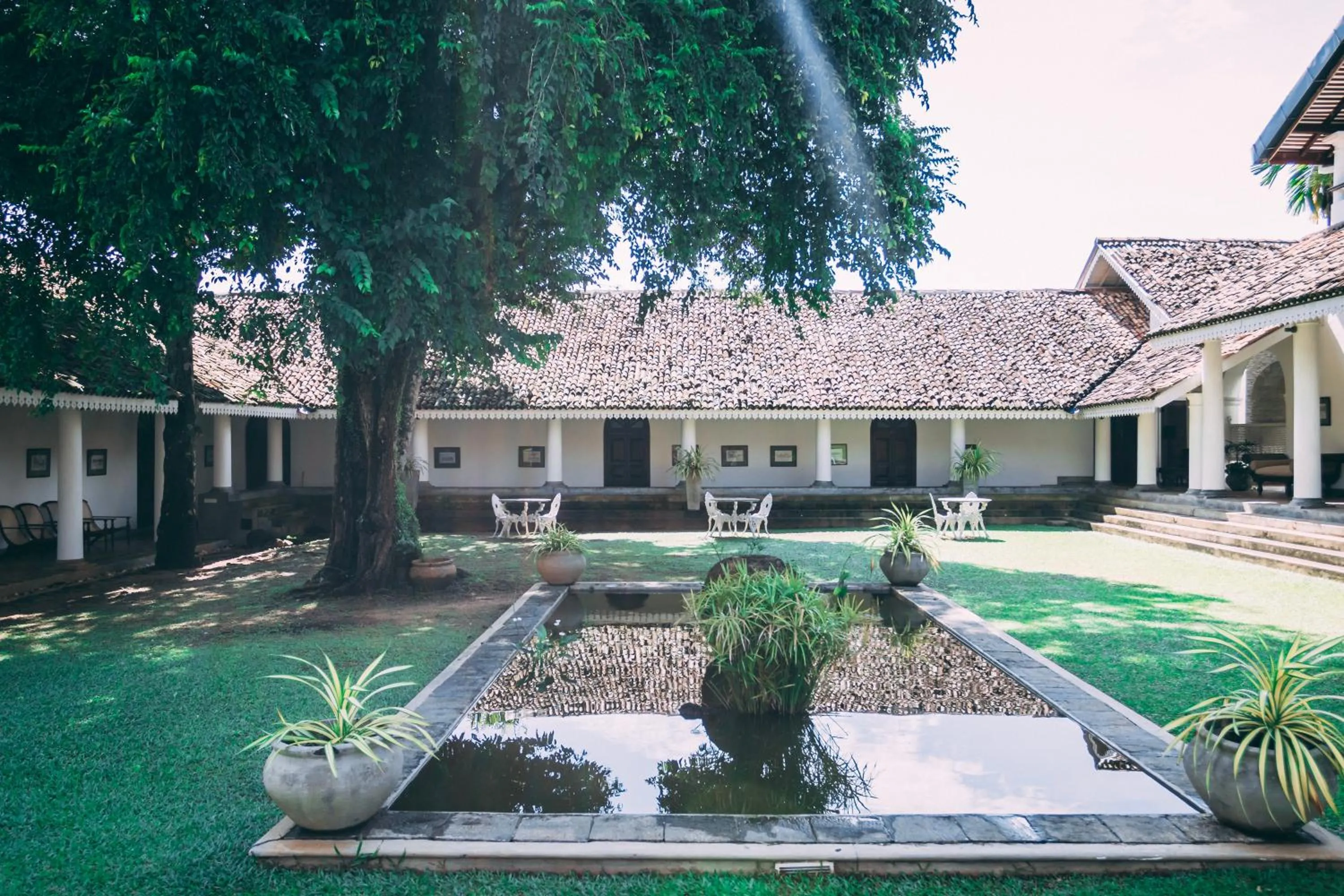 Garden in Tamarind Hill Galle