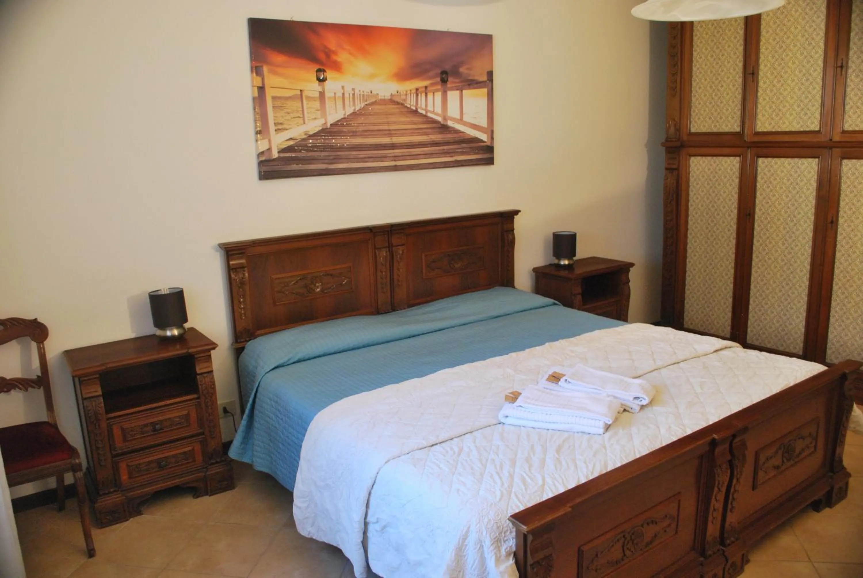 Bed in Bed and Breakfast Bio Salix