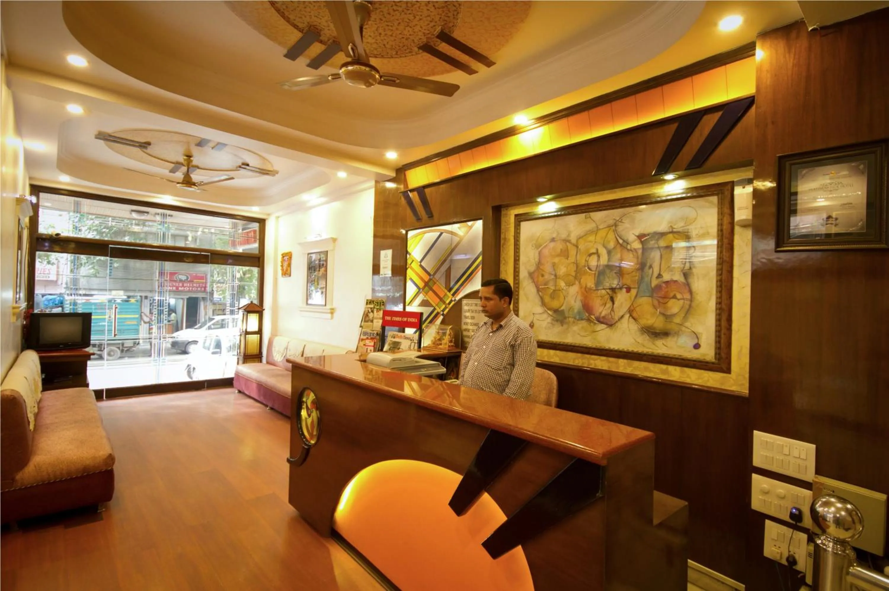 Lobby or reception in Hotel Grand Park Inn