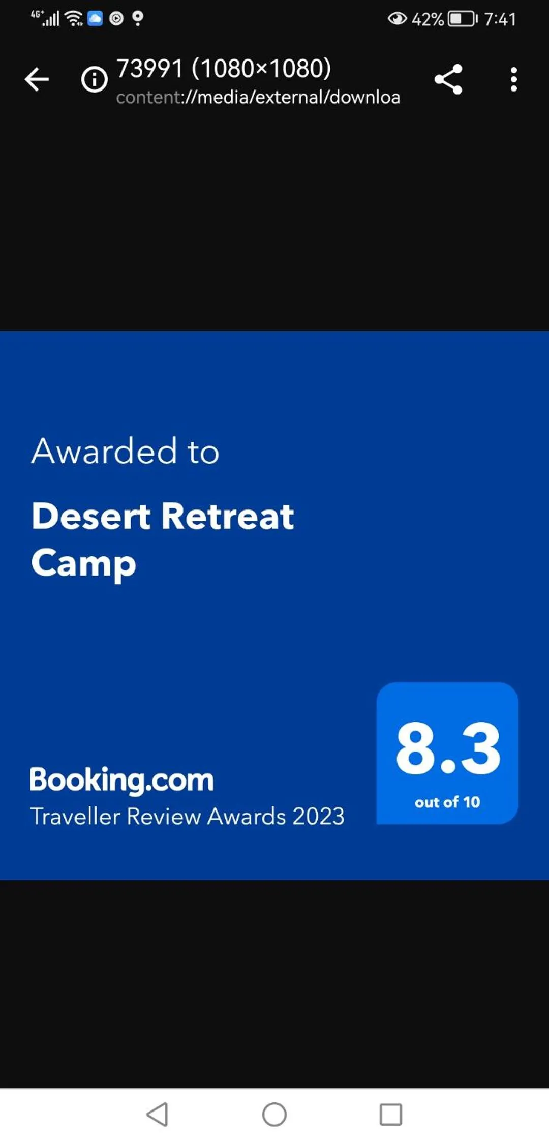 Desert Retreat Camp