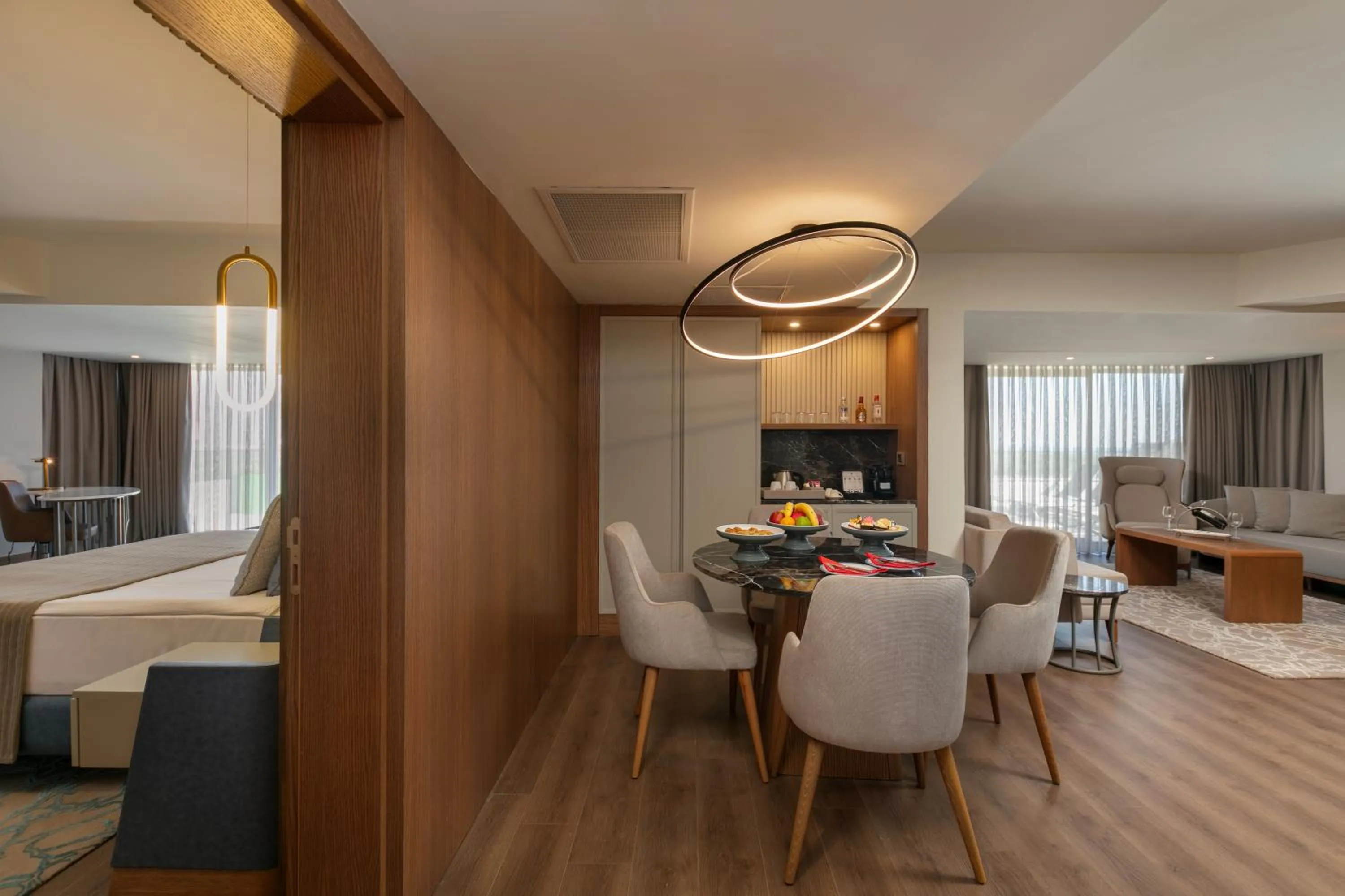 Living room, Bed in Megasaray Resort Side