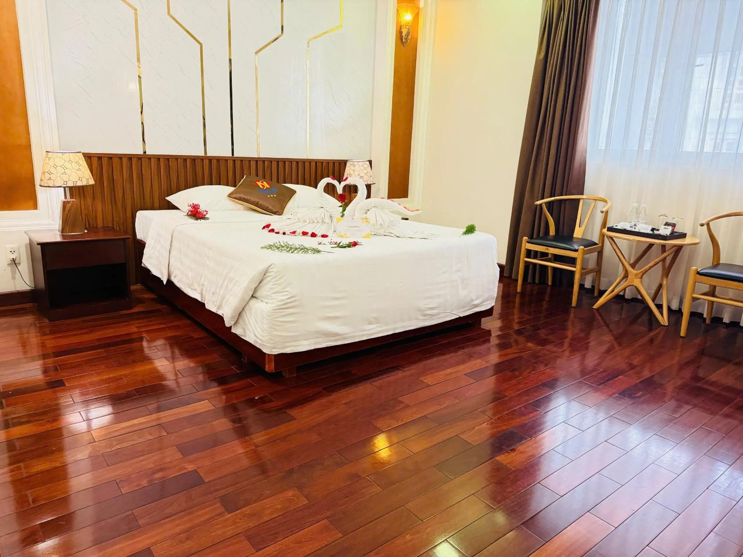 Bed in Huong Sen Hotel