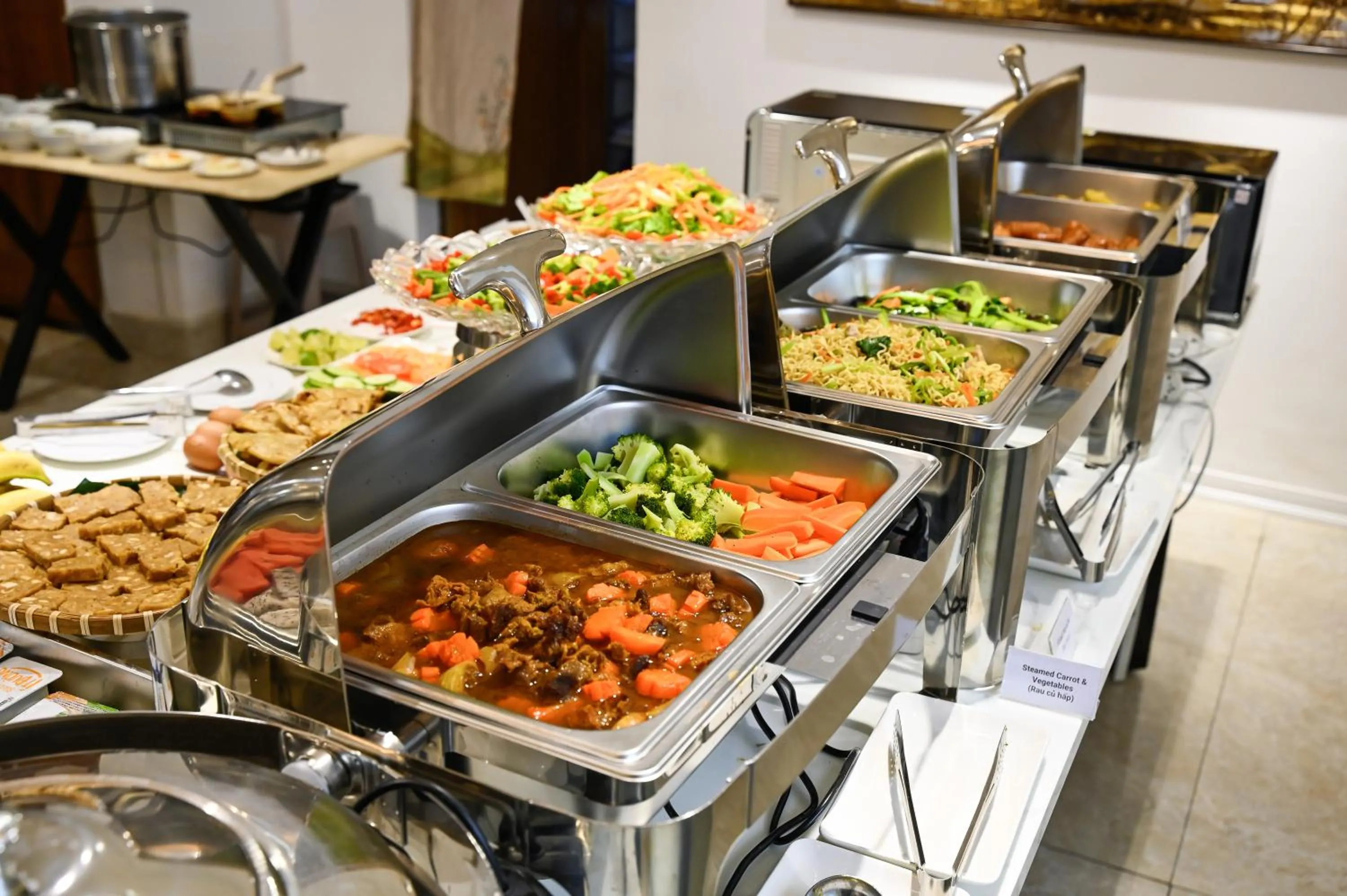 Buffet breakfast in Amory Hotel Ben Thanh