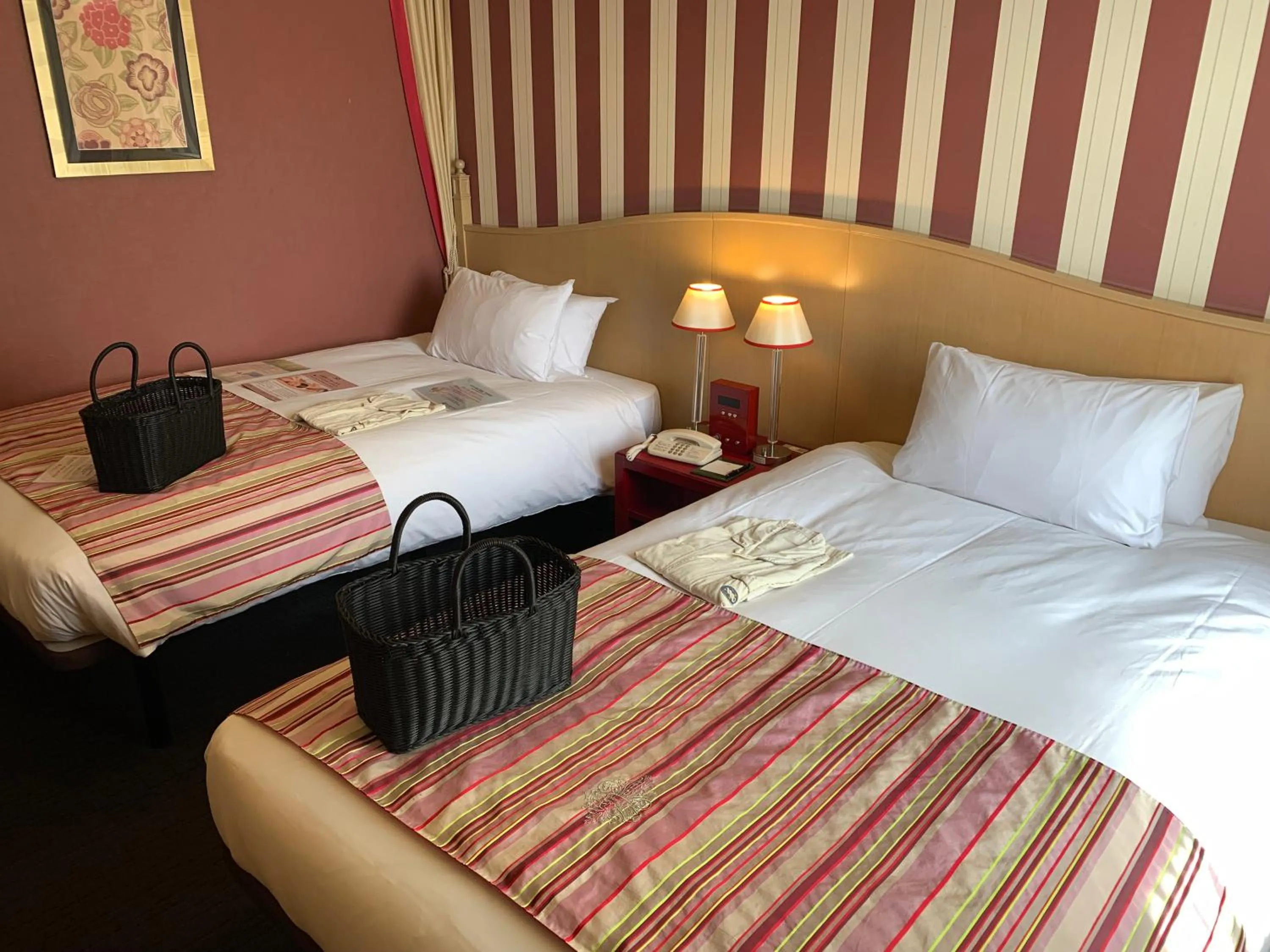 Bed in Hotel Monterey Kyoto