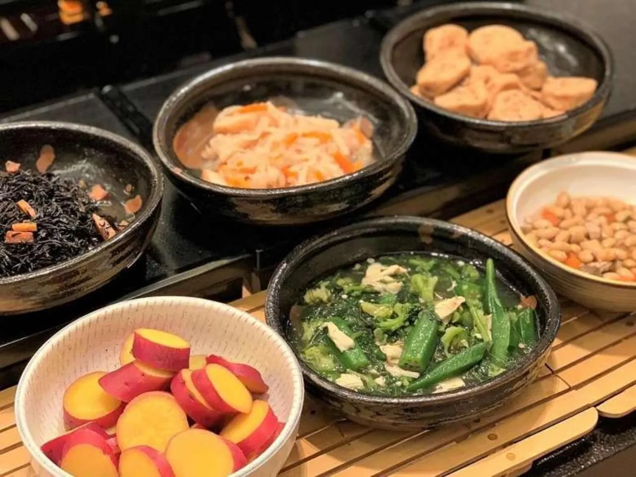 Buffet breakfast in Hotel Monterey Kyoto