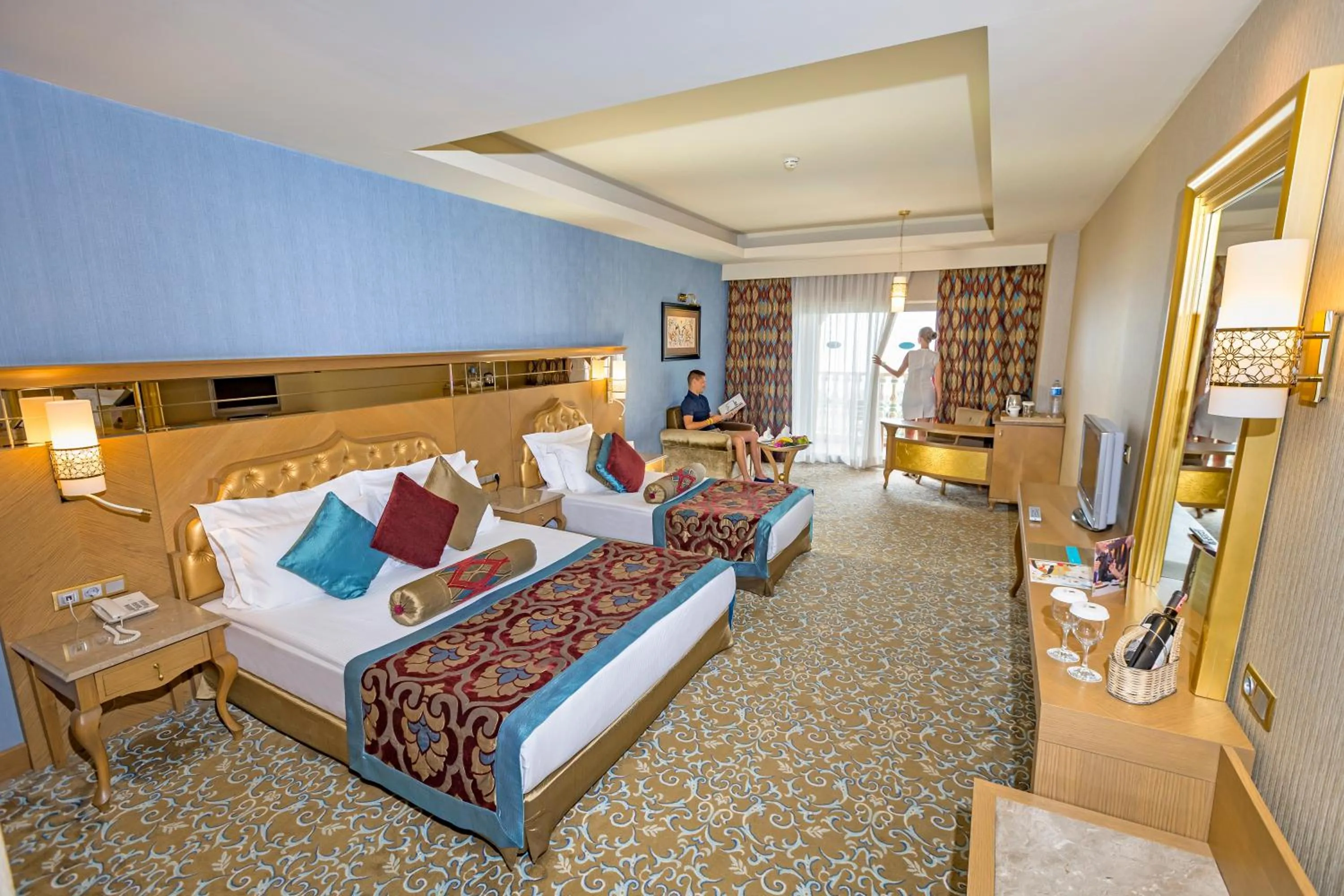 Bed in Royal Holiday Palace