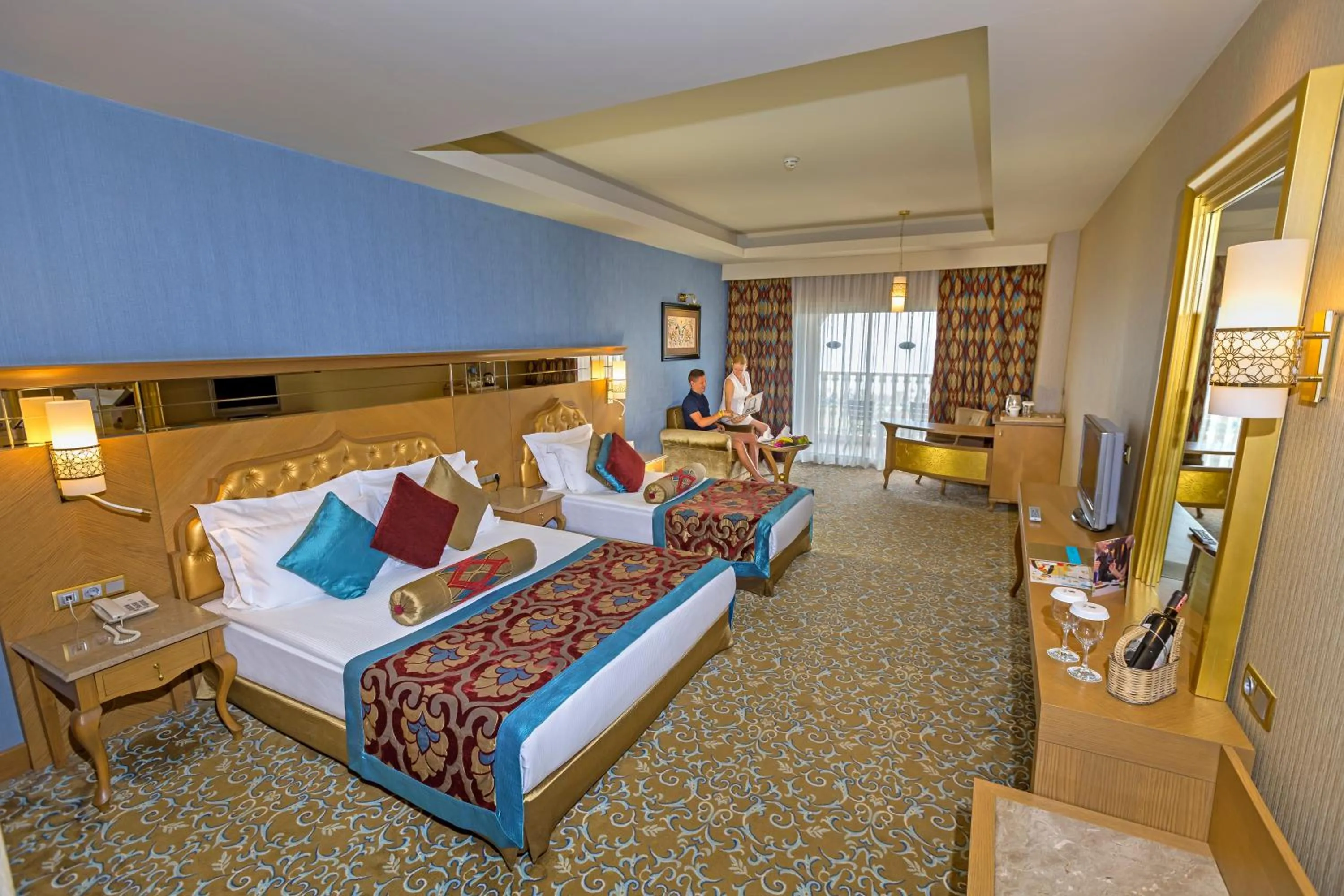 Bed in Royal Holiday Palace