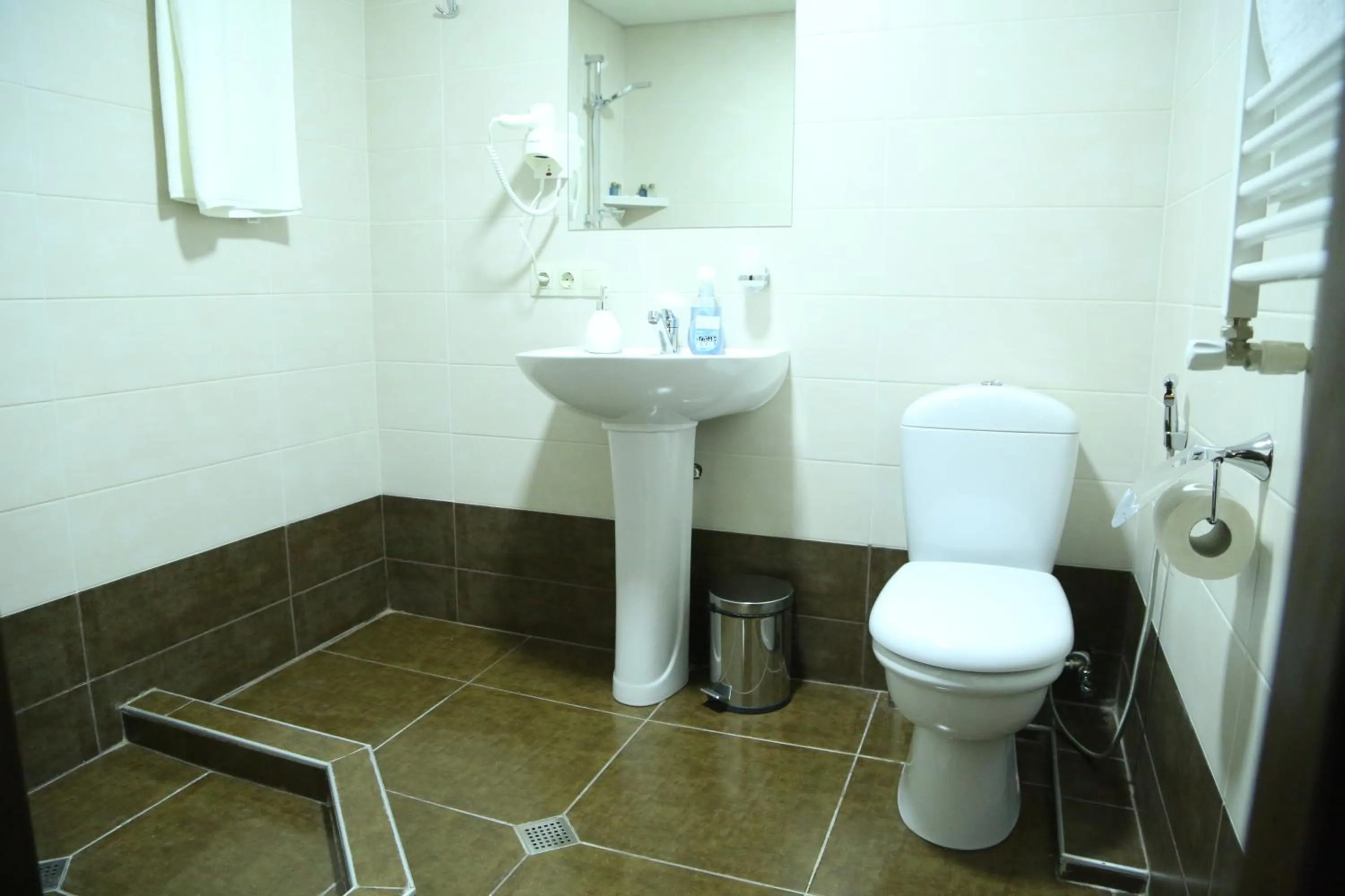 Shower in Hotel Reverence